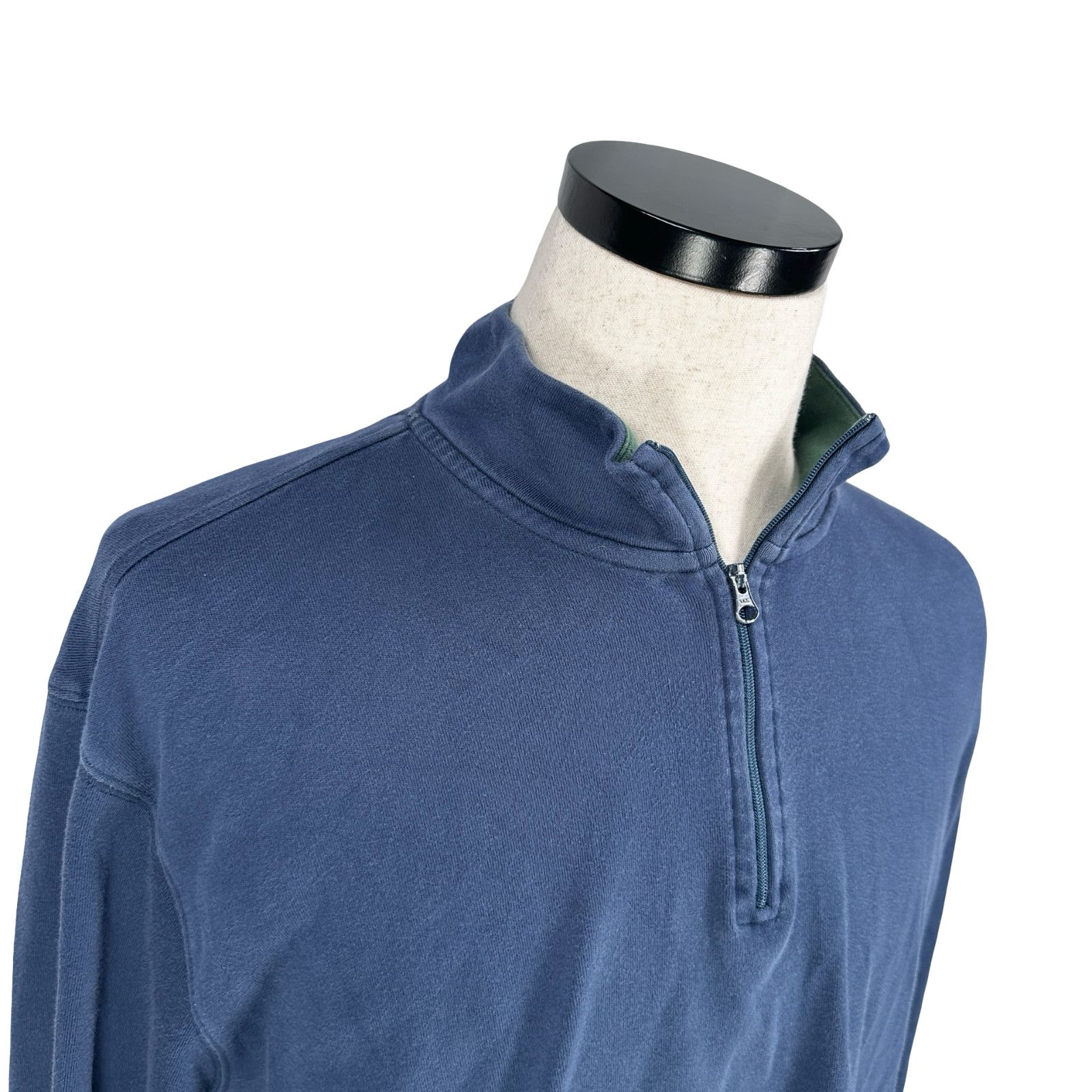 Vineyard Vines Vineyard Vines 1/4 Zip Sweatshirt Men’s XL Blue Pima Cotton Size US XL / EU 56 / 4 - 2 Thumbnail