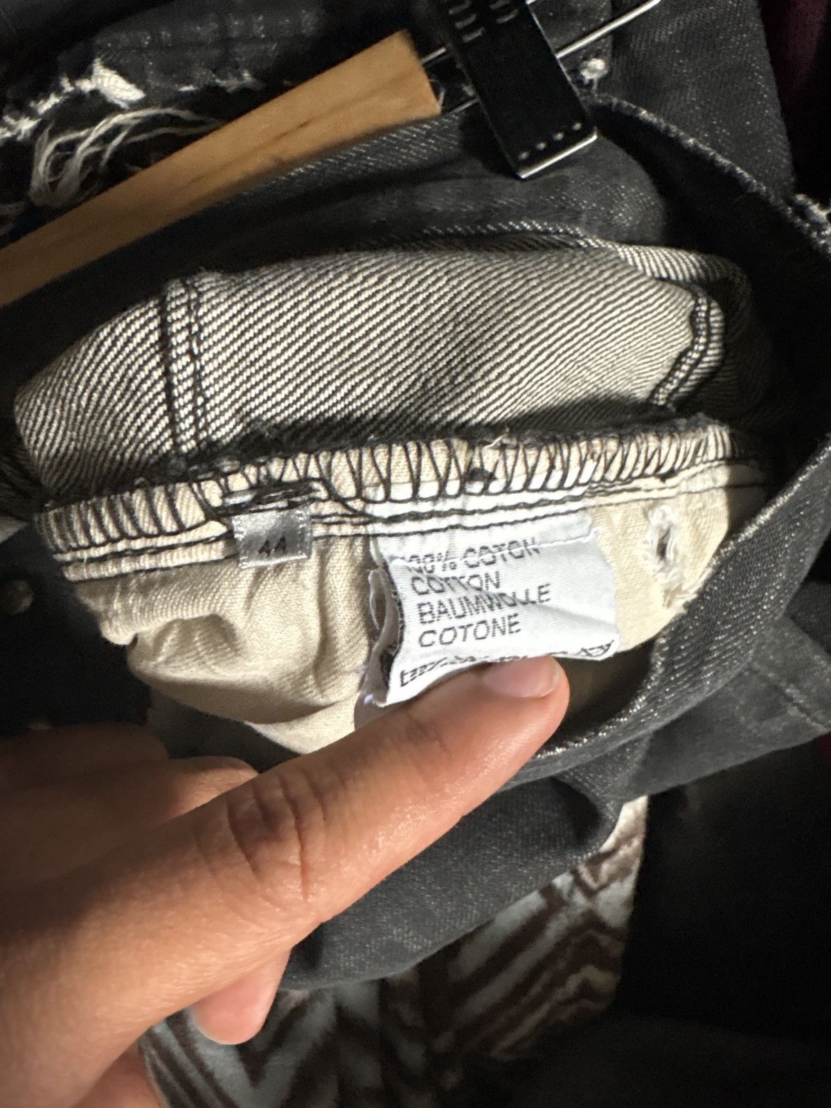 Dior 2003 “Follow Me” Whiskered Denim Size US 30 / EU 46 - 8 Thumbnail