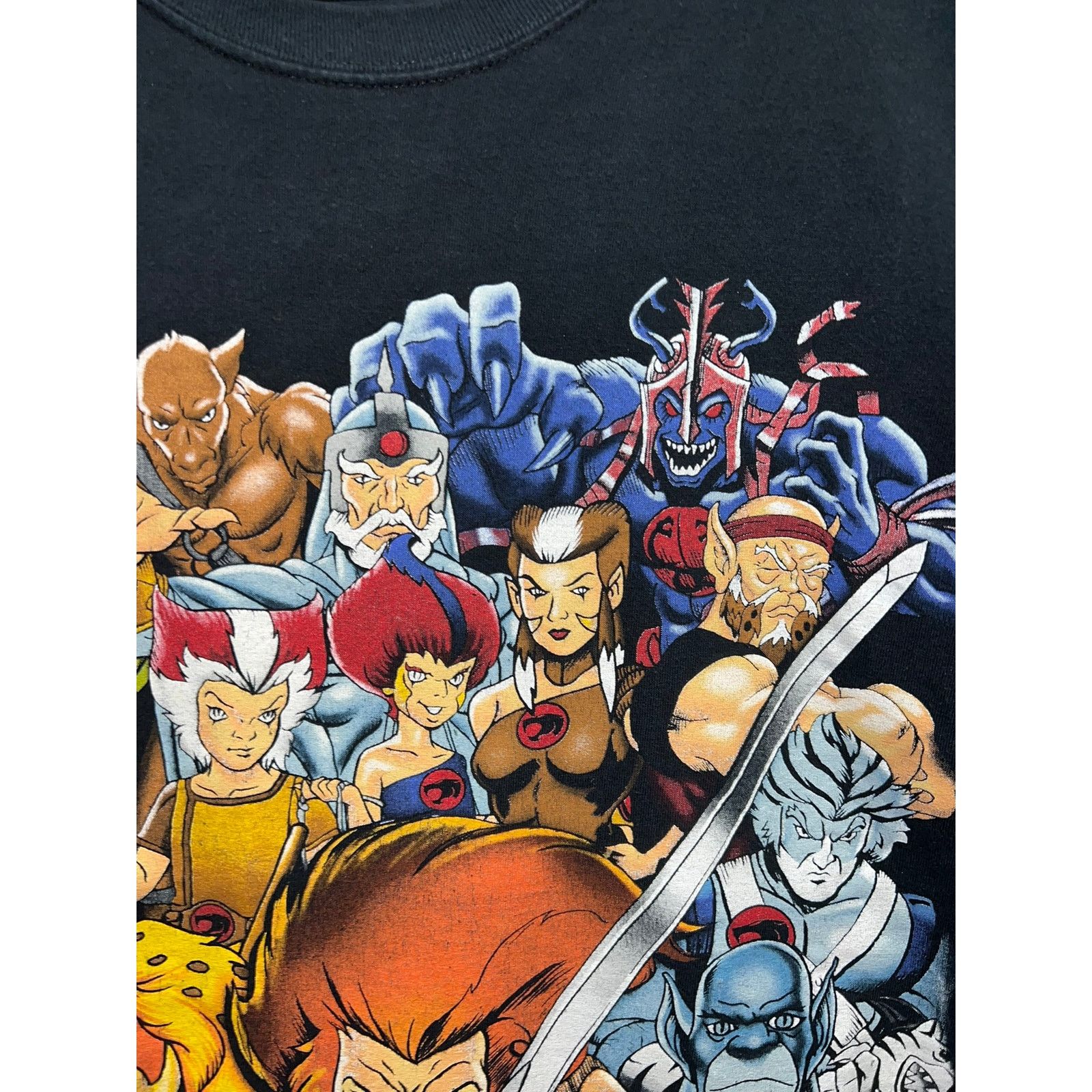 Fruit Of The Loom Vintage Thundercats Shirt Thunder Cats Characters Tee Large Size US L / EU 52-54 / 3 - 5 Thumbnail