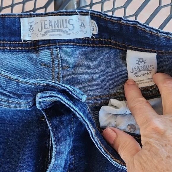 Akademiks Akademiks Jeanius Distressed Sz. 36x32 Blue Jeans Size US 36 / EU 52 - 5 Thumbnail