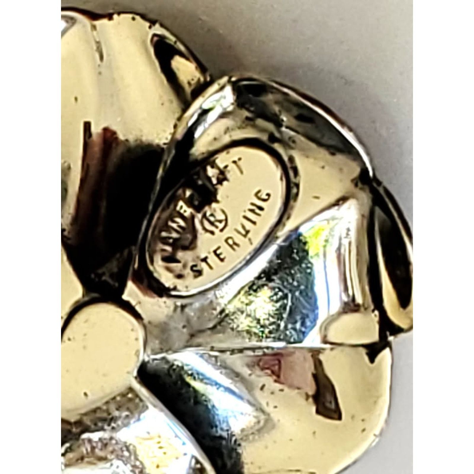 Other Vintage Sterling Silver Pansy Brooch by Danecraft Size ONE SIZE - 3 Thumbnail