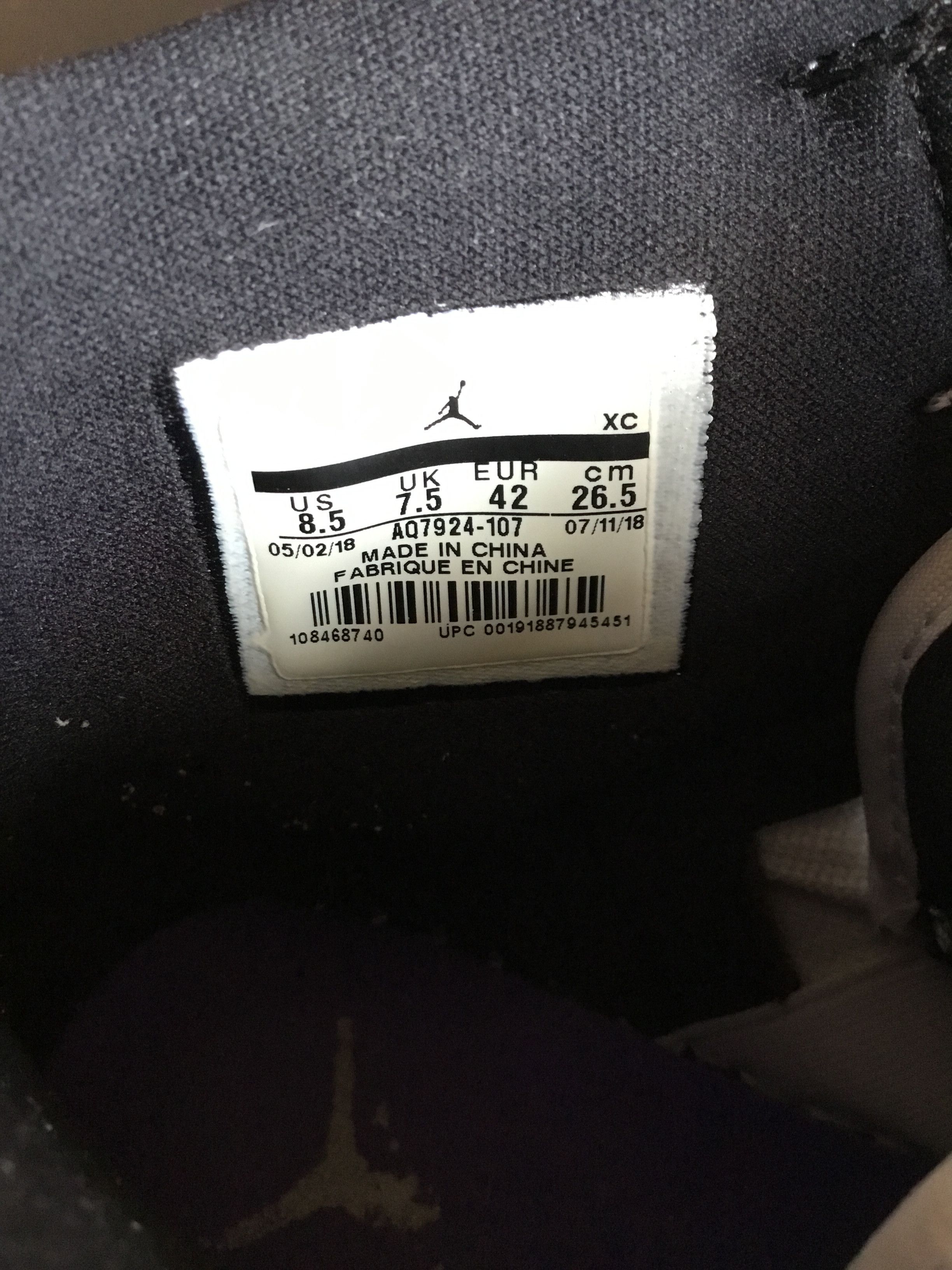 Nike NIKE AIR JORDAN 1 RE HI DOUBLE STRP Size US 8.5 / EU 41-42 - 4 Thumbnail