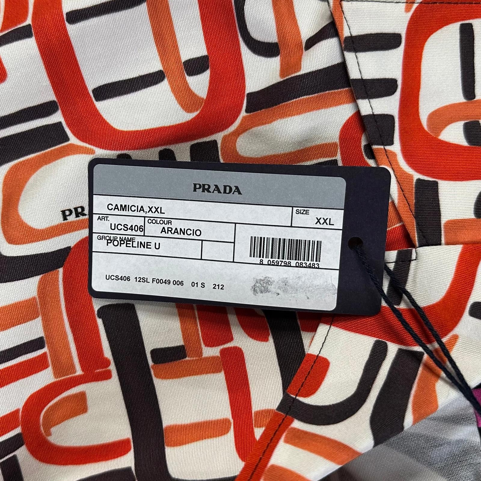 Prada Prada Double Match Heavy Cotton Shirt Size US XXL / EU 58 / 5 - 7 Thumbnail