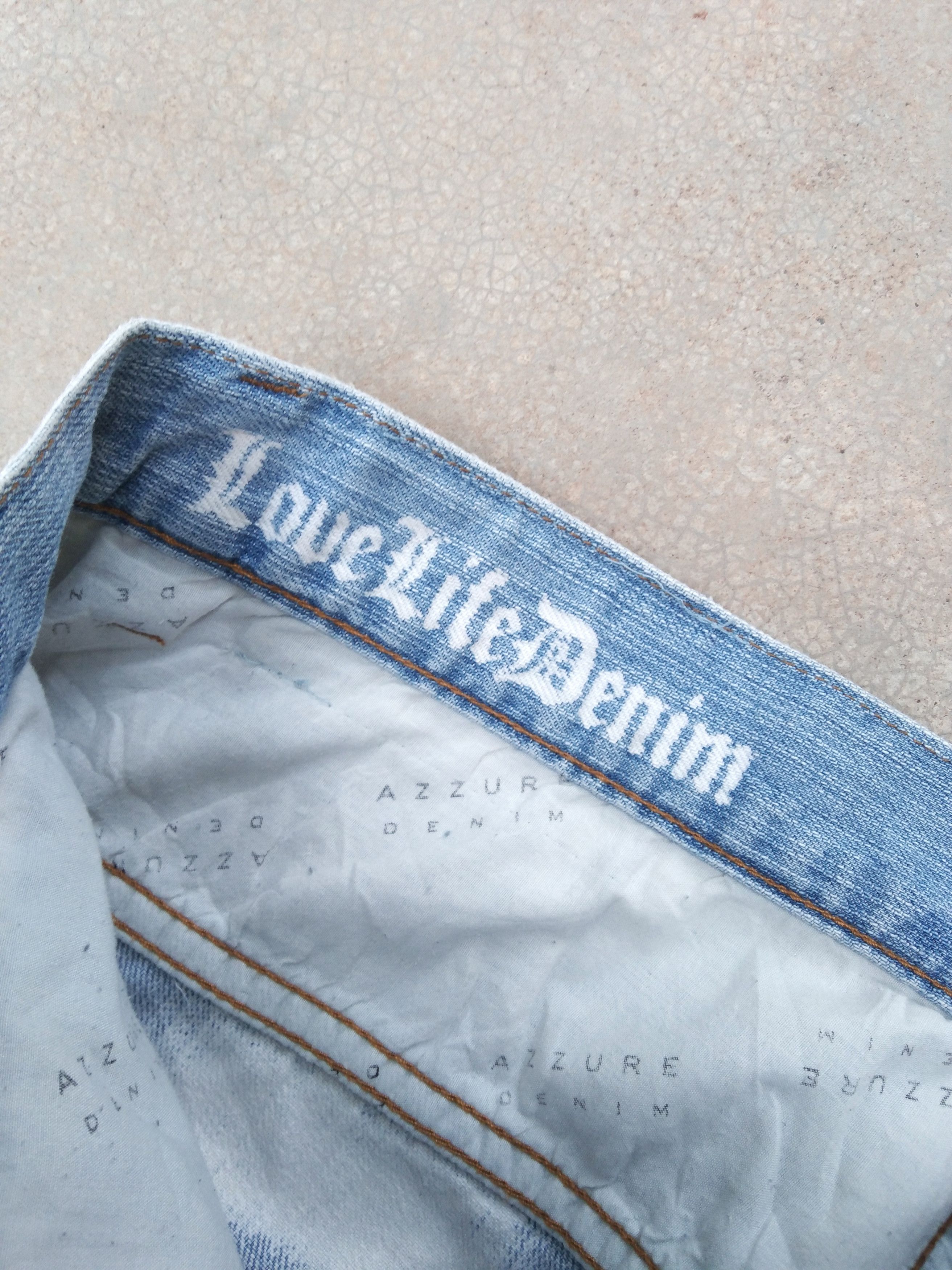 Jean × Vintage Azzure Jean Balenciaga Style Inspired Loose Straight Leg Size US 34 / EU 50 - 9 Thumbnail