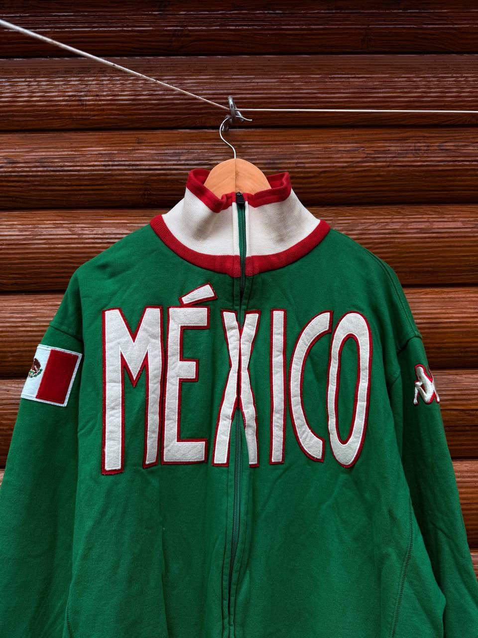 Kappa Vintage Kappa Mexico Football Jacket Soccer Sweatshirt Mens Size US L / EU 52-54 / 3 - 2 Thumbnail