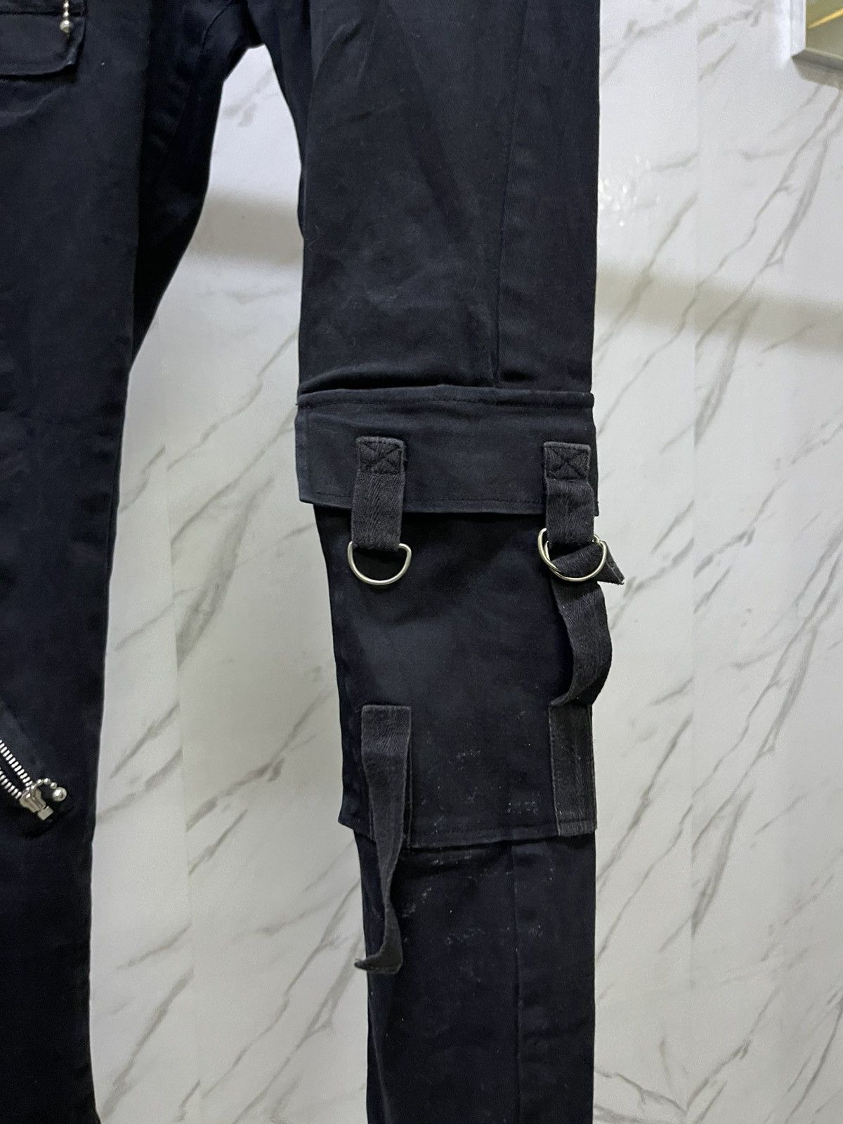 If Six Was Nine Jepanes Brand Chaos London Punk Bondage Pants Size US 28 / EU 44 - 7 Thumbnail