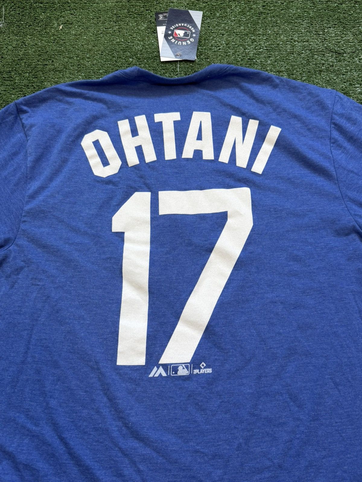Majestic Majestic Los Angeles Dodgers #17 Shohei Ohtani Men's Blue Size US M / EU 48-50 / 2 - 4 Thumbnail