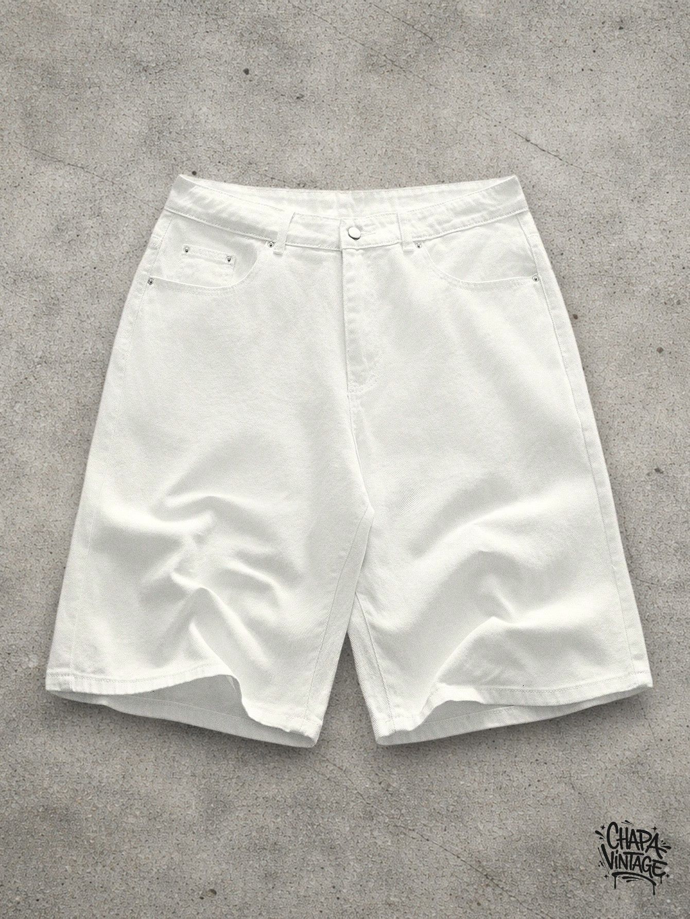 Vintage Fashion white shorts Size US 32 / EU 48 - 2 Thumbnail