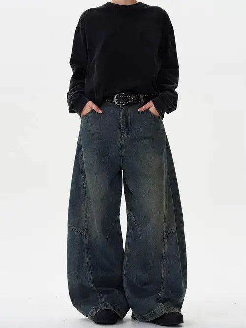 Other baggy vintage wash machete street hip hop y2k jeans Size US 32 / EU 48 - 1 Thumbnail