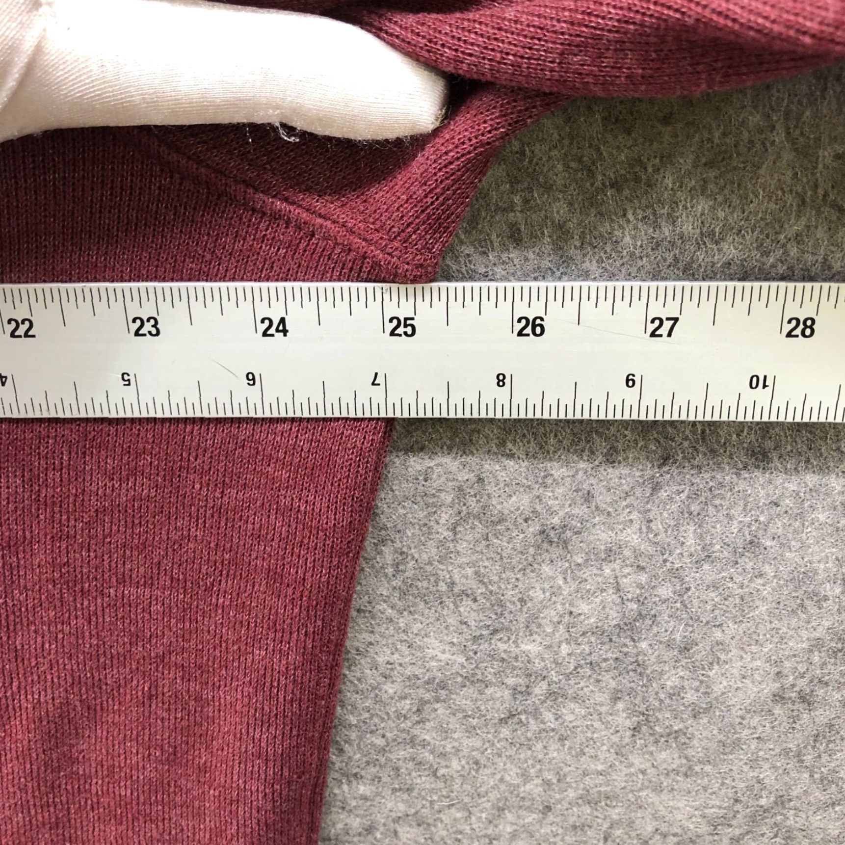 Eddie Bauer Eddie Bauer Mock Neck Sweatshirt Mens L 1/4 Button Burgundy Wine Pullover Sweater Knit Casual Winter Fall Regular Mens Size US L / EU 52-54 / 3 - 7 Thumbnail