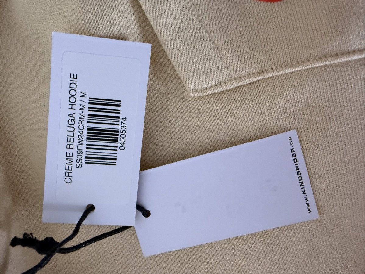 Sp5der Sp5der Creme Beluga Hoodie Size M Size US M / EU 48-50 / 2 - 6 Thumbnail