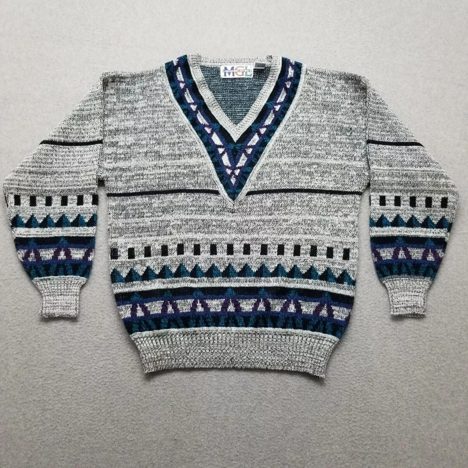 Other Michael Gerald LTD Sweater Mens XL Long Sleeve Pullover MGL Size US XL / EU 56 / 4 - 1 Thumbnail