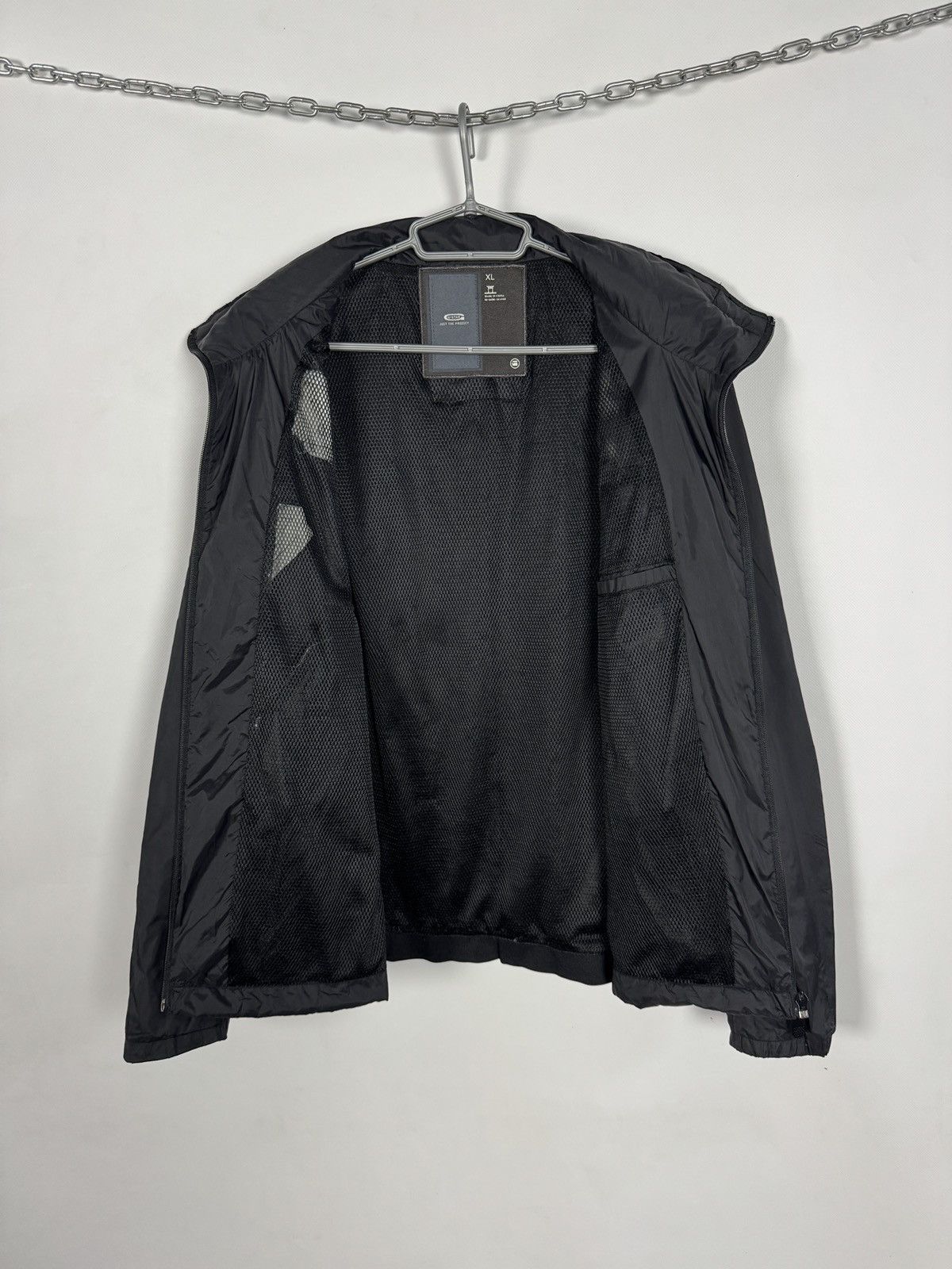 G-Star Men’s G-Star Raw Zip Jacket Windbreaker Black Size XL Size US XL / EU 56 / 4 - 8 Thumbnail