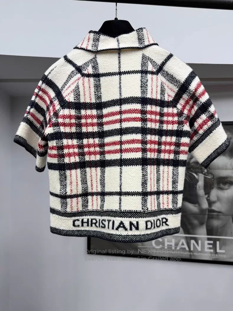 Dior Dior Gricked lapel short-sleeved jacket Size XS / US 0-2 / IT 36-38 - 3 Thumbnail