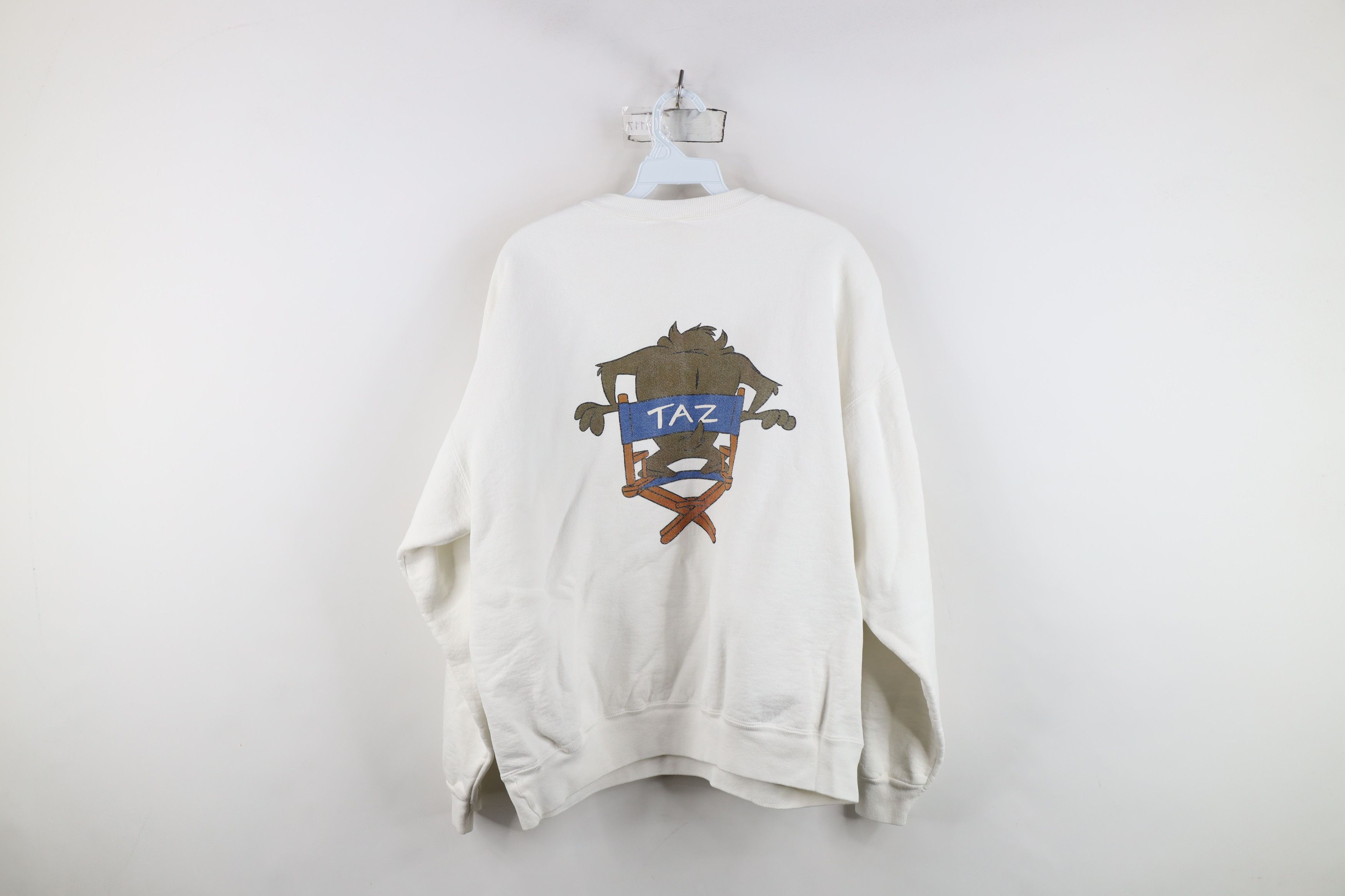Vintage Vintage 90s Looney Tunes Taz Tasmanian Devil Sweatshirt Size US XL / EU 56 / 4 - 12 Thumbnail