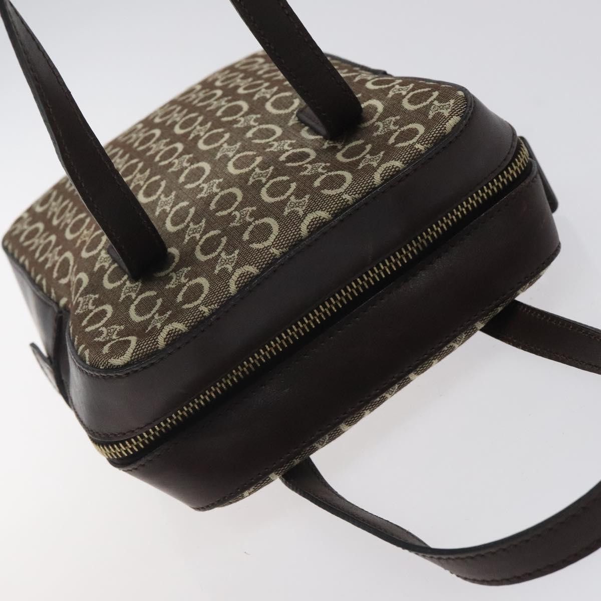 Celine CELINE C Macadam Canvas Hand Bag Brown Gold Size ONE SIZE - 6 Thumbnail