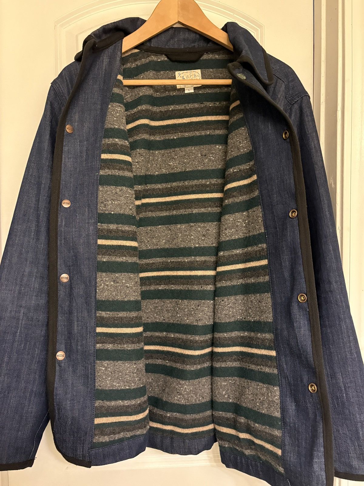 WYTHE Wythe Hunting Jacket Blanket Lined Denim Size US L / EU 52-54 / 3 - 4 Thumbnail