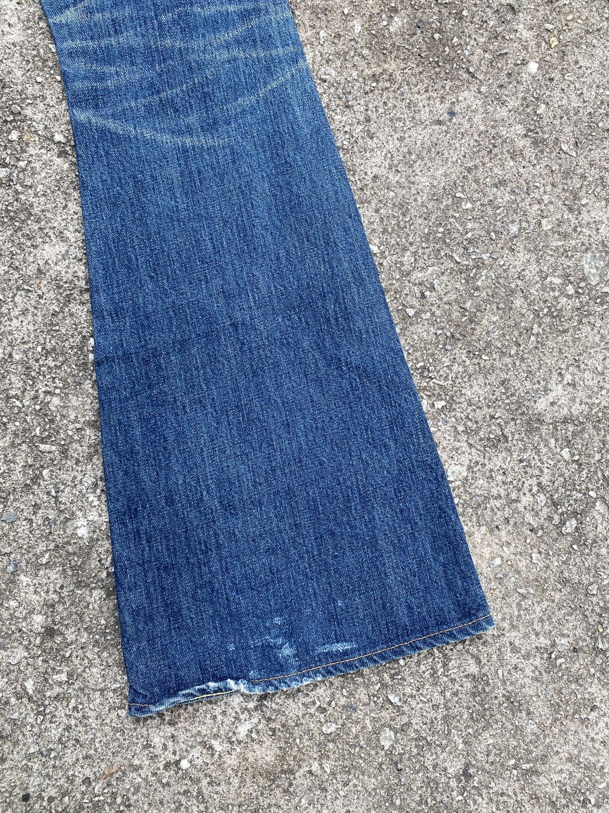 Japanese Brand × Kapital × Kapital Kountry Kapital Japan Flare Denim Blue Faded Design Size US 28 / EU 44 - 11 Thumbnail