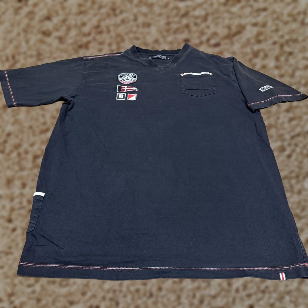 Coogi VINTAGE was not applicable here. Coogi Shirt Mens XL Blue Nautical Flags V-Neck Pocket Embroidered Tee Graphic Size US XL / EU 56 / 4 - 1 Thumbnail