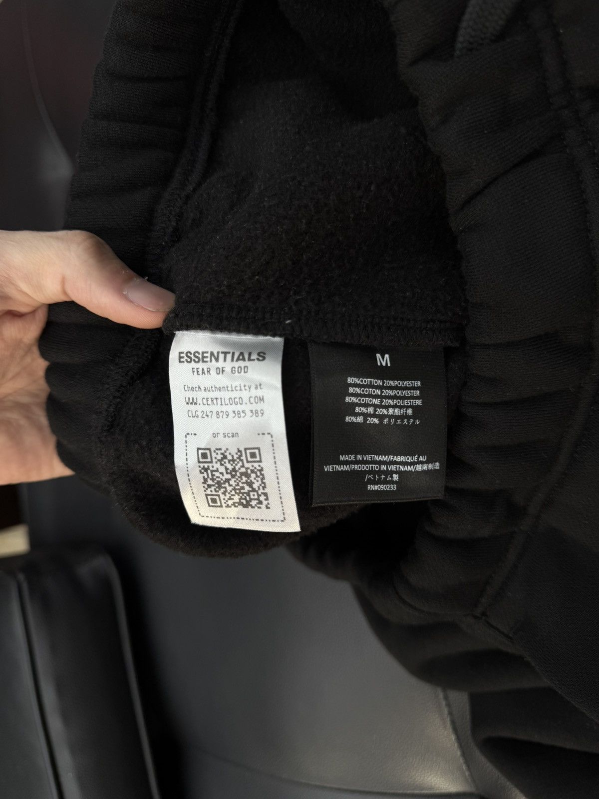 Essentials Fear Of God Essentials Black Sweatpants Size M 🧼 Size US 30 / EU 46 - 11 Thumbnail