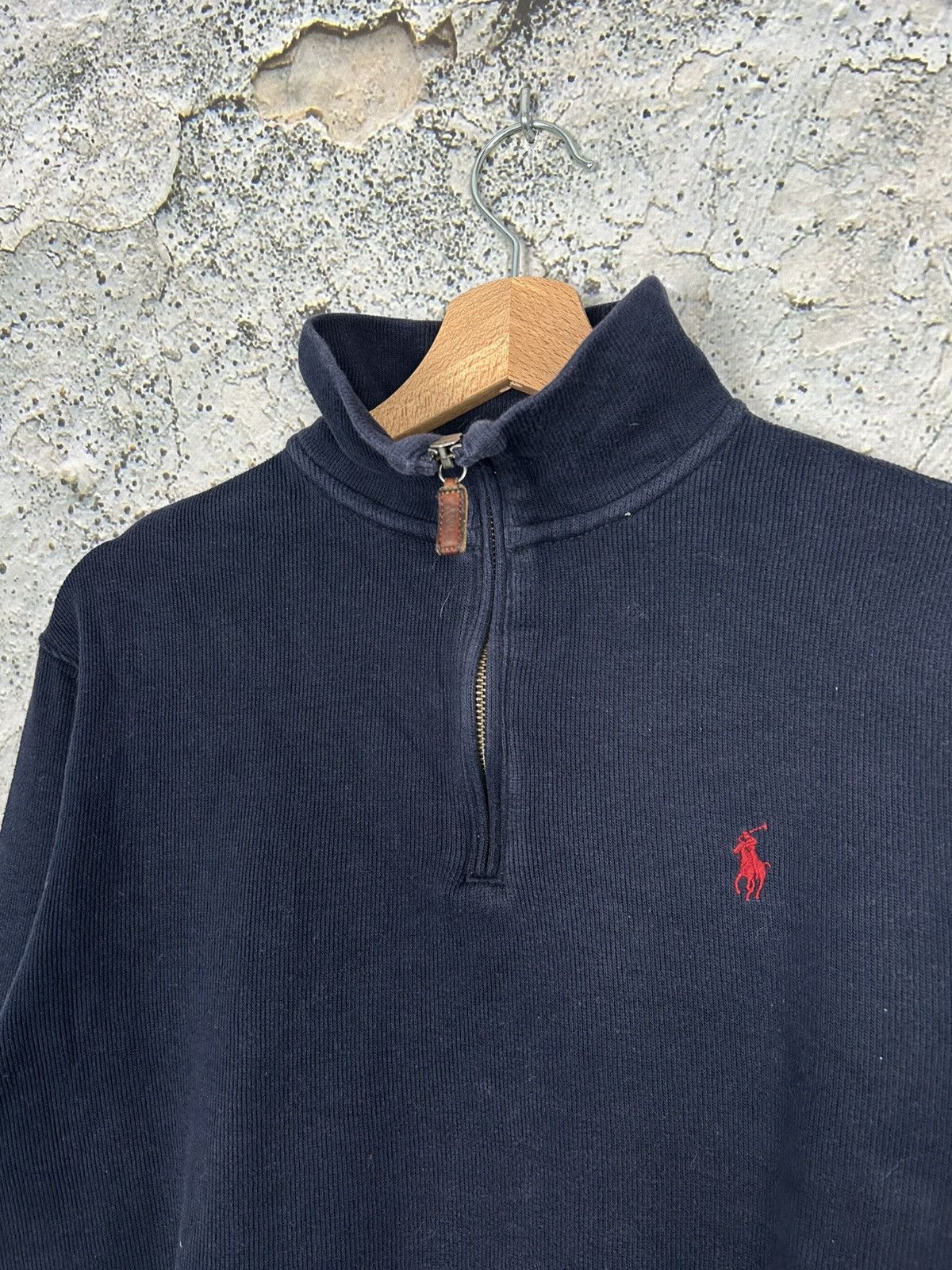 Polo Ralph Lauren Polo Ralph Lauren Half Zip Navy Sweatshirt 90s Premium Size US S / EU 44-46 / 1 - 3 Thumbnail