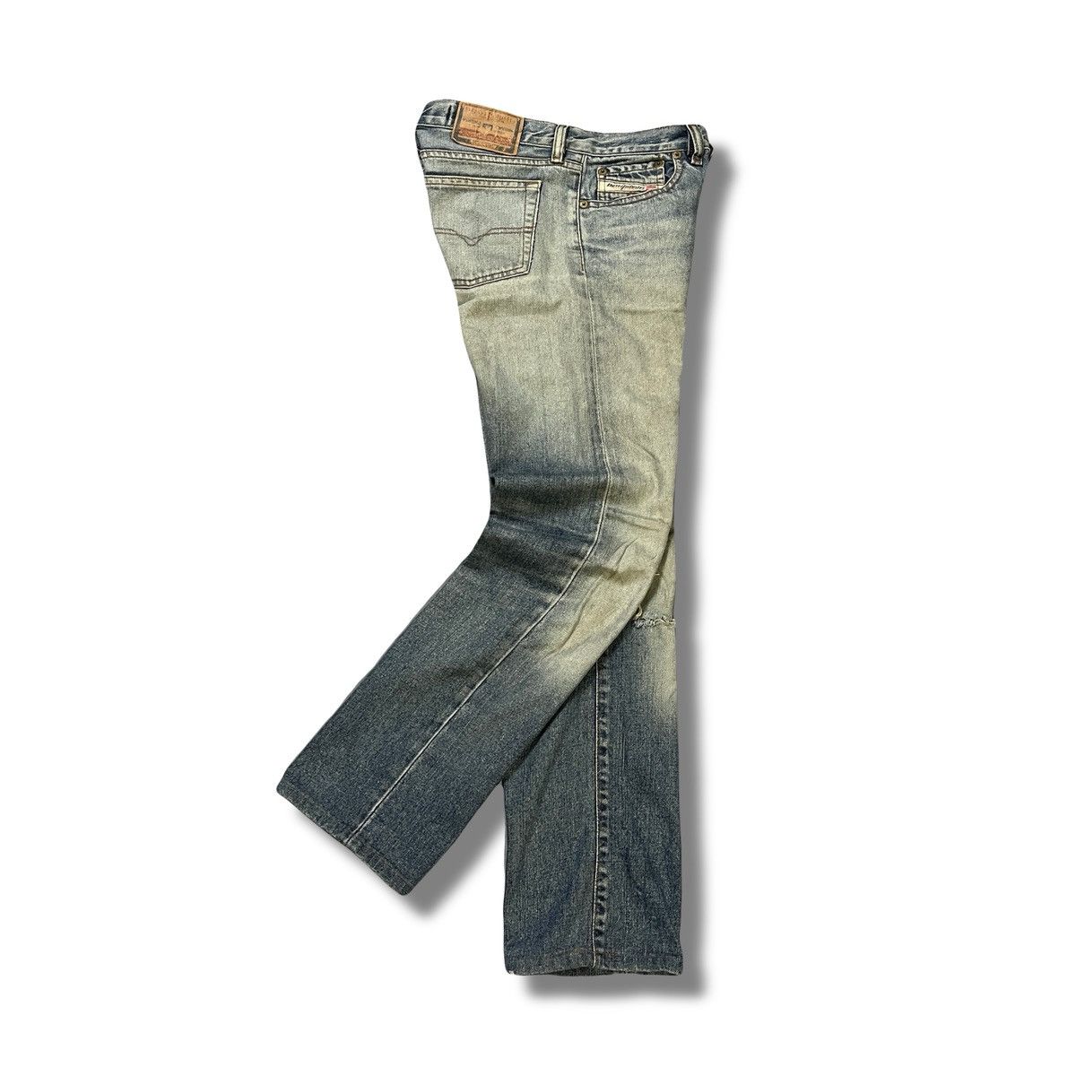Diesel 2000s DIESEL Y2K Faded Distressed Vintage Wash Jeans Size US 26 / EU 42 - 1 Thumbnail