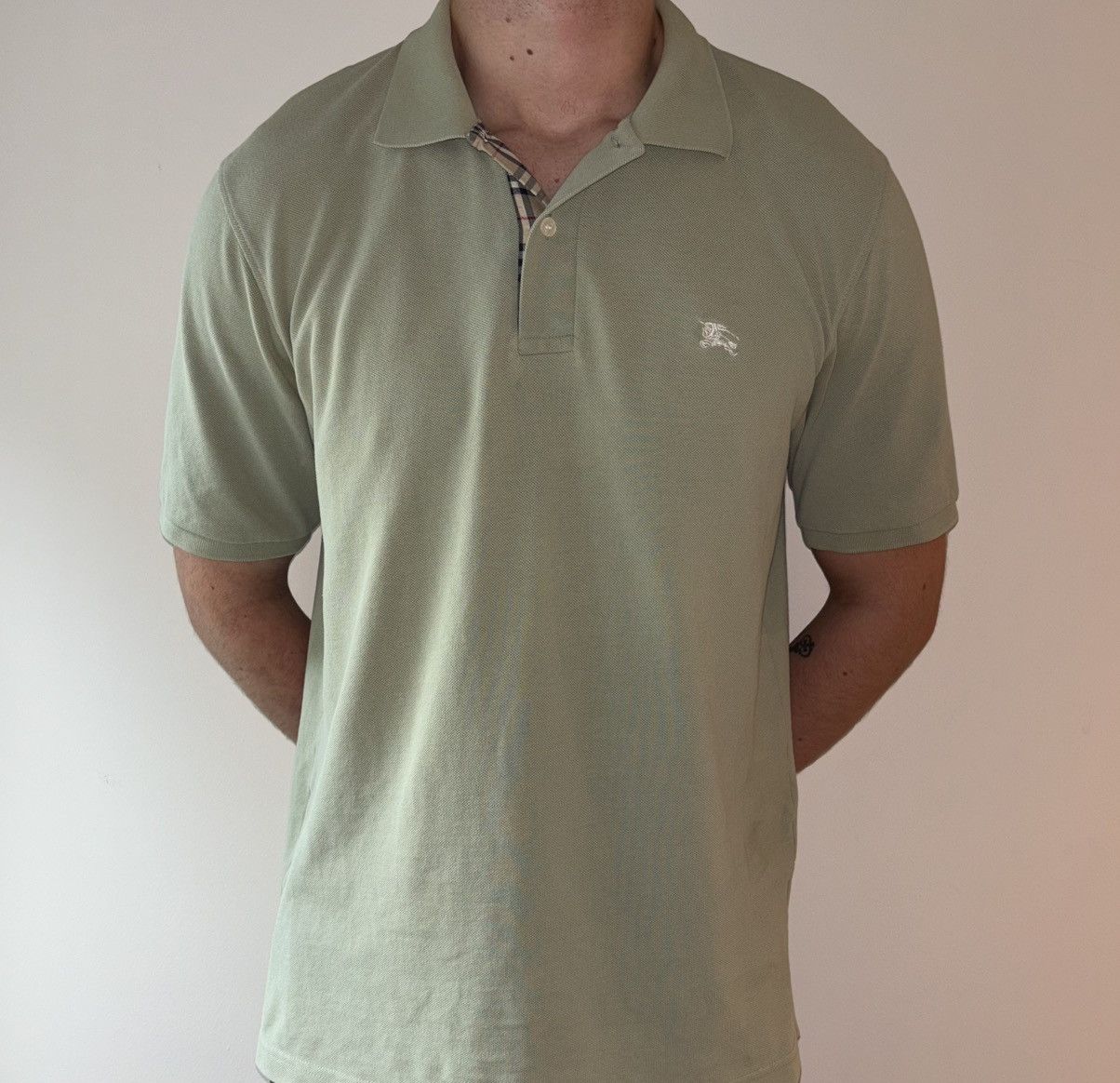 Burberry Green Burberry Polo Size US XL / EU 56 / 4 - 1 Thumbnail