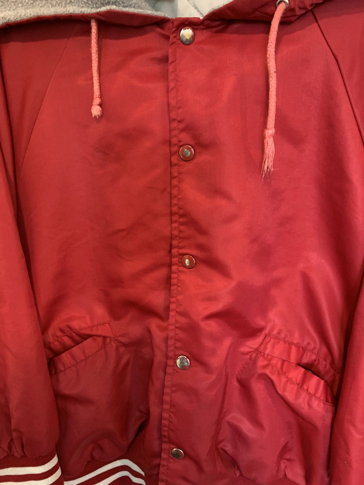 Vintage vintage button up bomber splitted hoodie Size US S / EU 44-46 / 1 - 3 Thumbnail