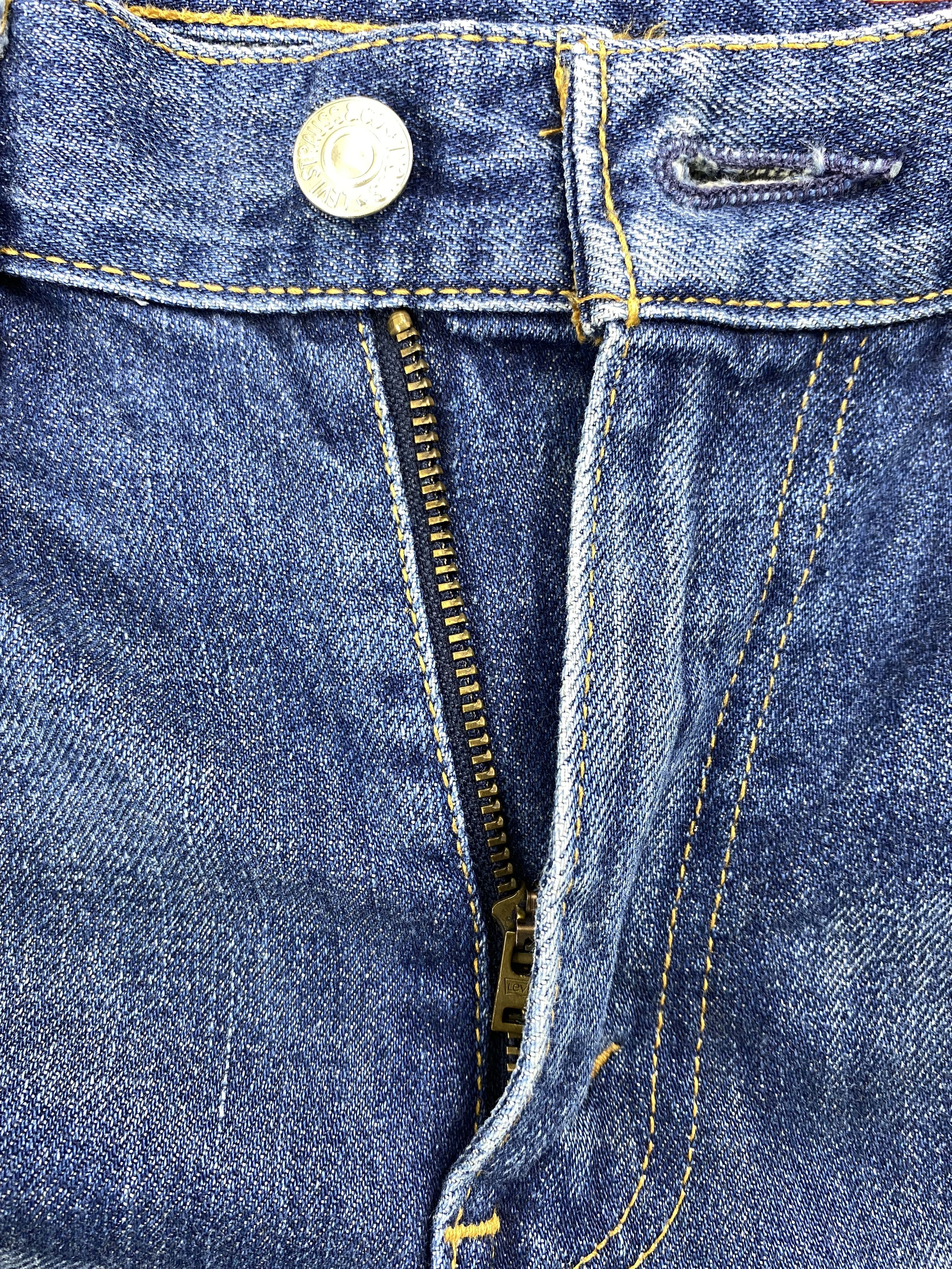 Levi's Blue Distressed Vintage Levi's 505 32x30.5 Denim -JN1215 Size US 32 / EU 48 - 7 Thumbnail