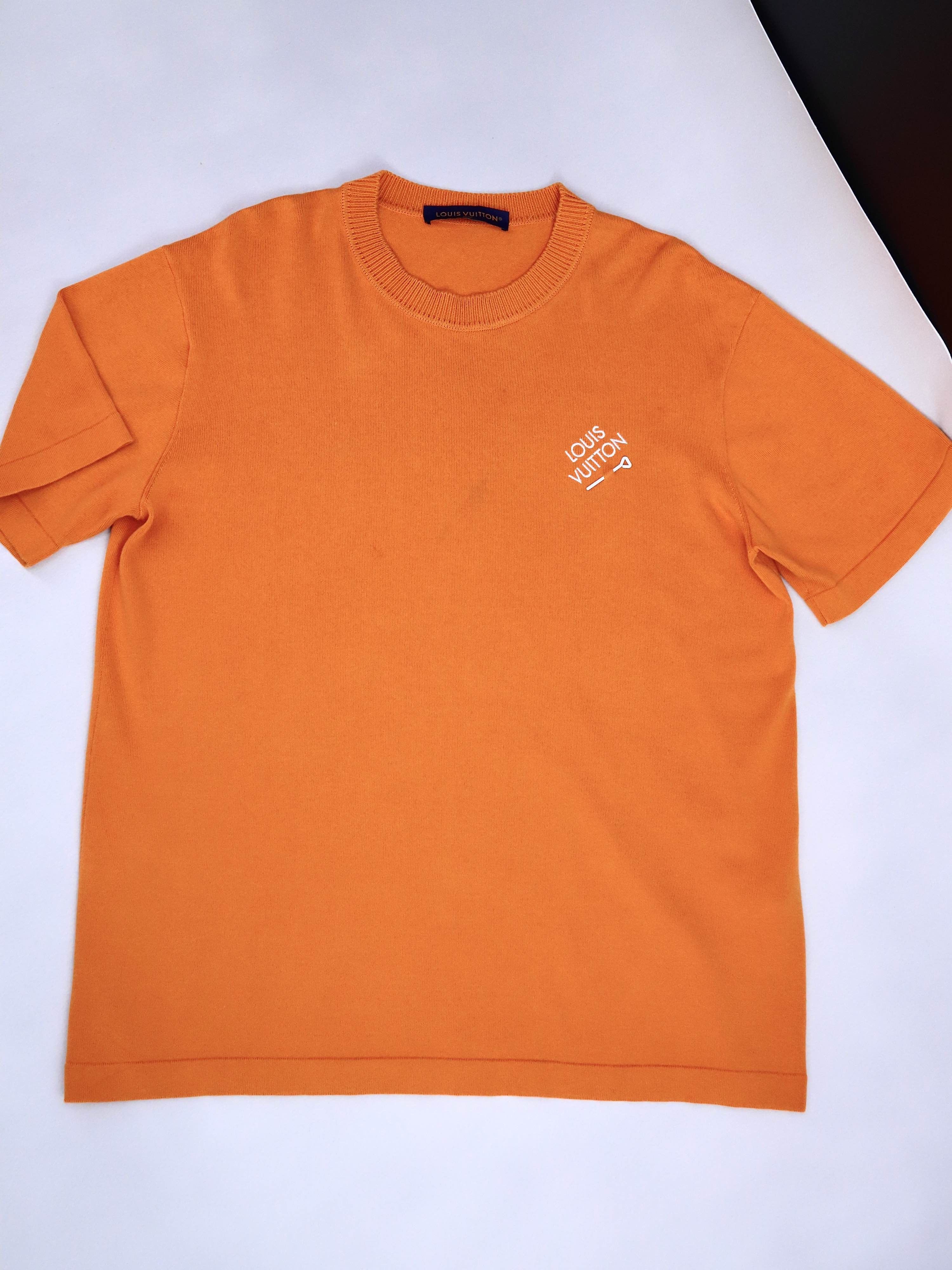 Louis Vuitton LOUIS VUITTON Logo Embroidered T-Shirt Size XL Size US XL / EU 56 / 4 - 1 Thumbnail