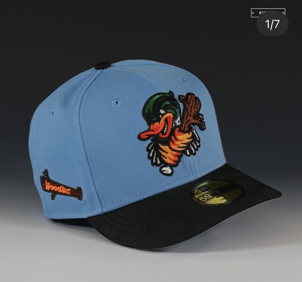image of Myfitteds Down East Wood Ducks Size 7 1/8 In Stor in Blue, Men's