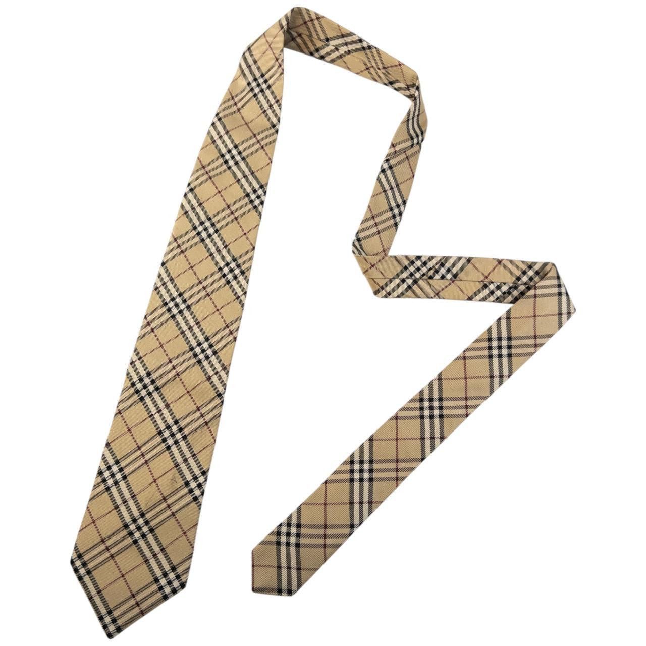 Burberry Vintage Burberry Nova Check Silk Tie Size ONE SIZE - 6 Thumbnail