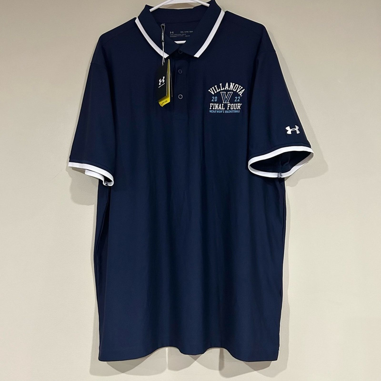 Under Armour Under Armour 2022 Villanova Basketball Final Four Polo Size US XXL / EU 58 / 5 - 1 Thumbnail