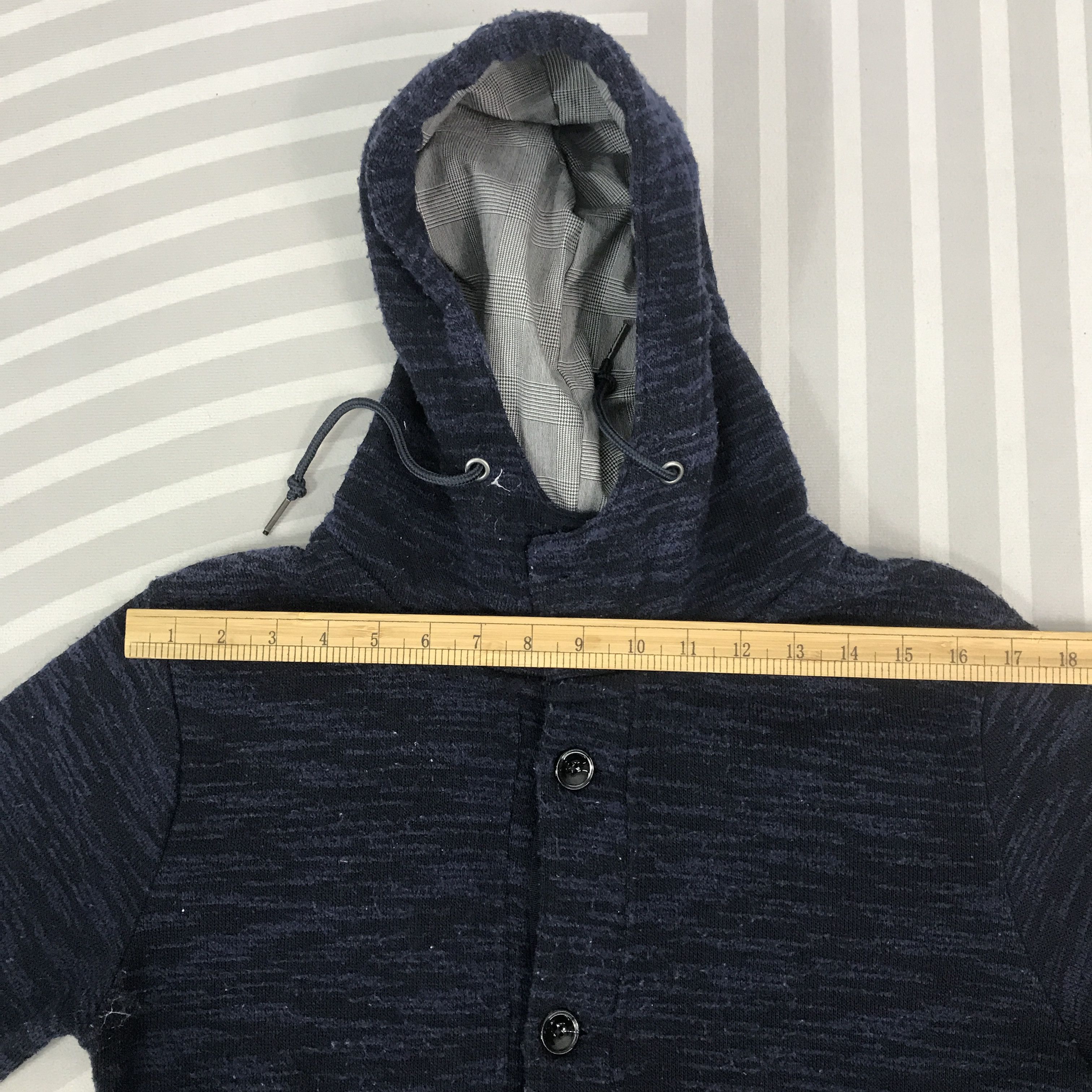 Japanese Brand × Vintage × semanticdesign Vintage Semantic Design Button up hoodie Jacket Size US L / EU 52-54 / 3 - 5 Thumbnail