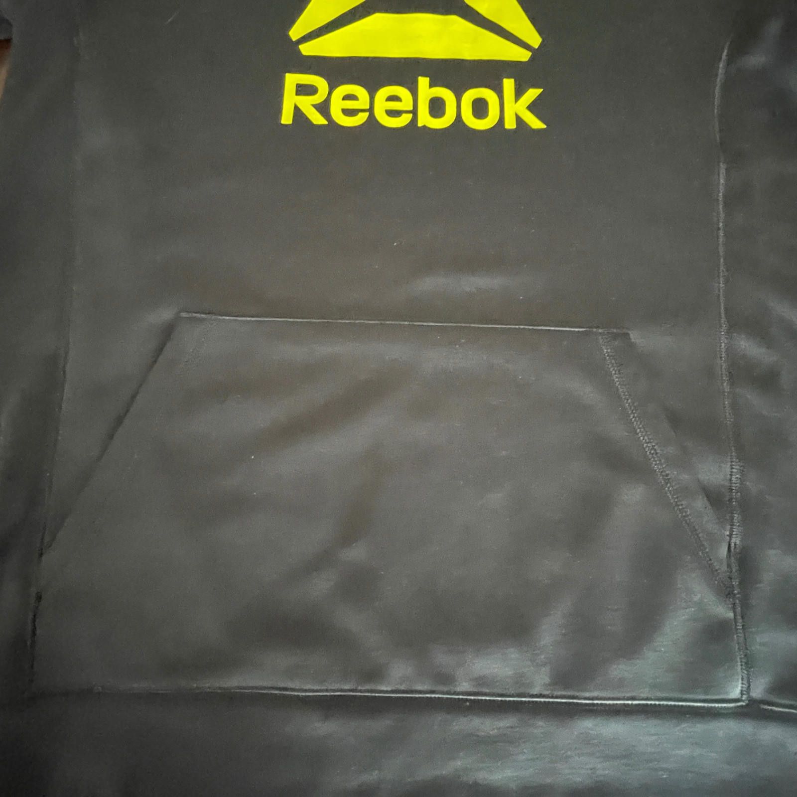 Reebok Reebok PlayWarm Hoodie Men’s XL Black Neon Green Sweatshirt Size US XL / EU 56 / 4 - 5 Thumbnail