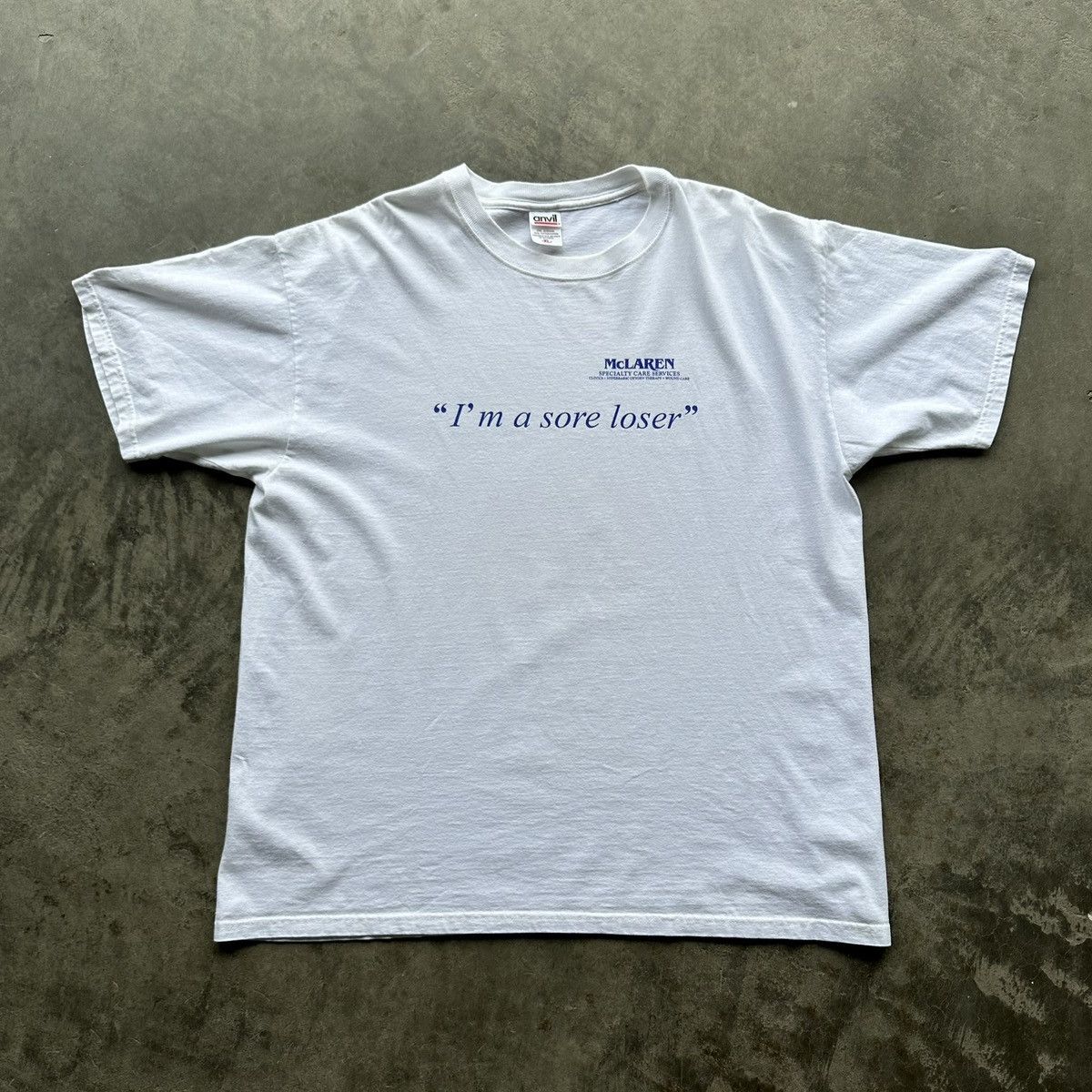 Anvil Vintage 90s McLaren “I’m A Sore Loser” Tee Anvil Size XL Size US XL / EU 56 / 4 - 1 Thumbnail