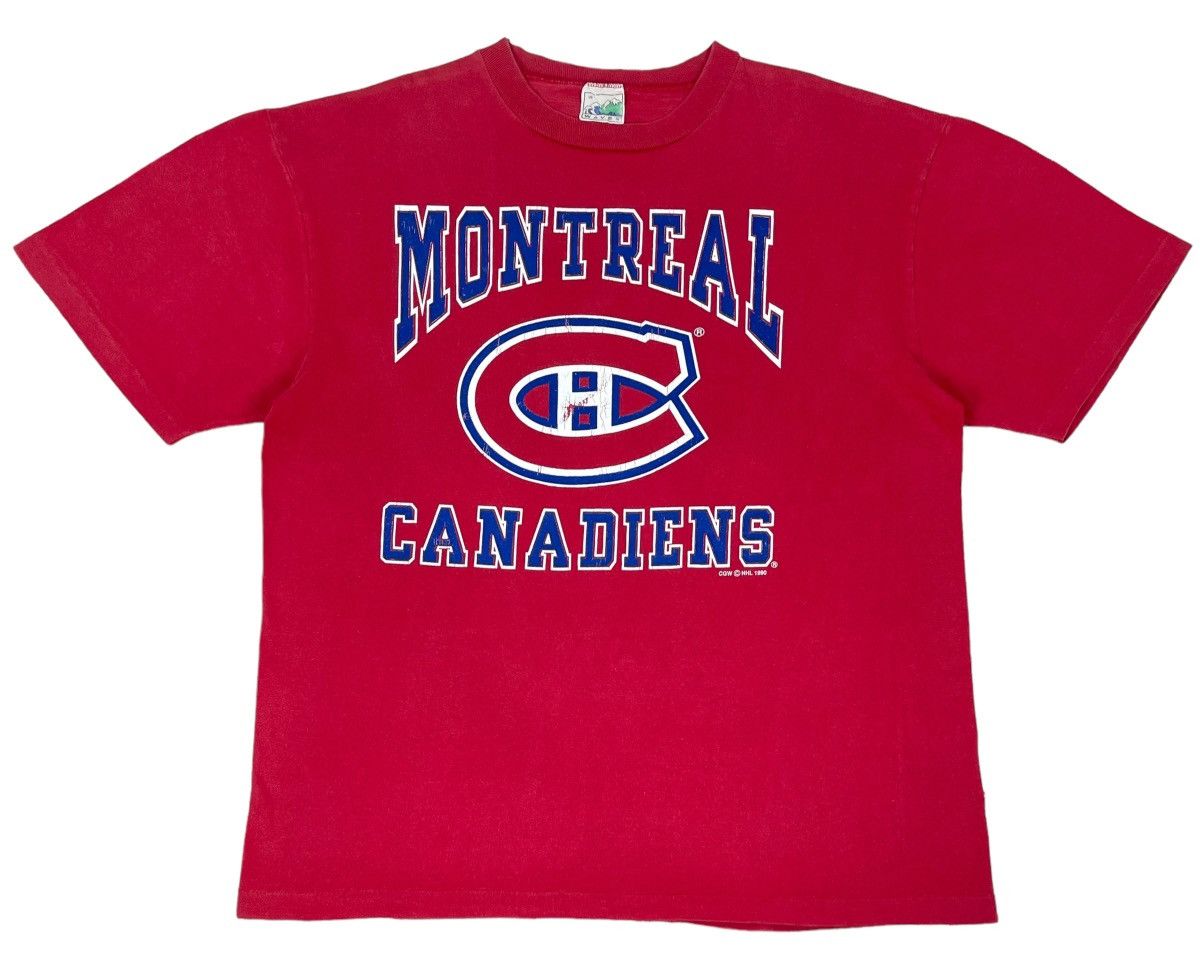 NHL × Vintage 90s Vintage Montreal Canadiens tee Size US L / EU 52-54 / 3 - 1 Thumbnail