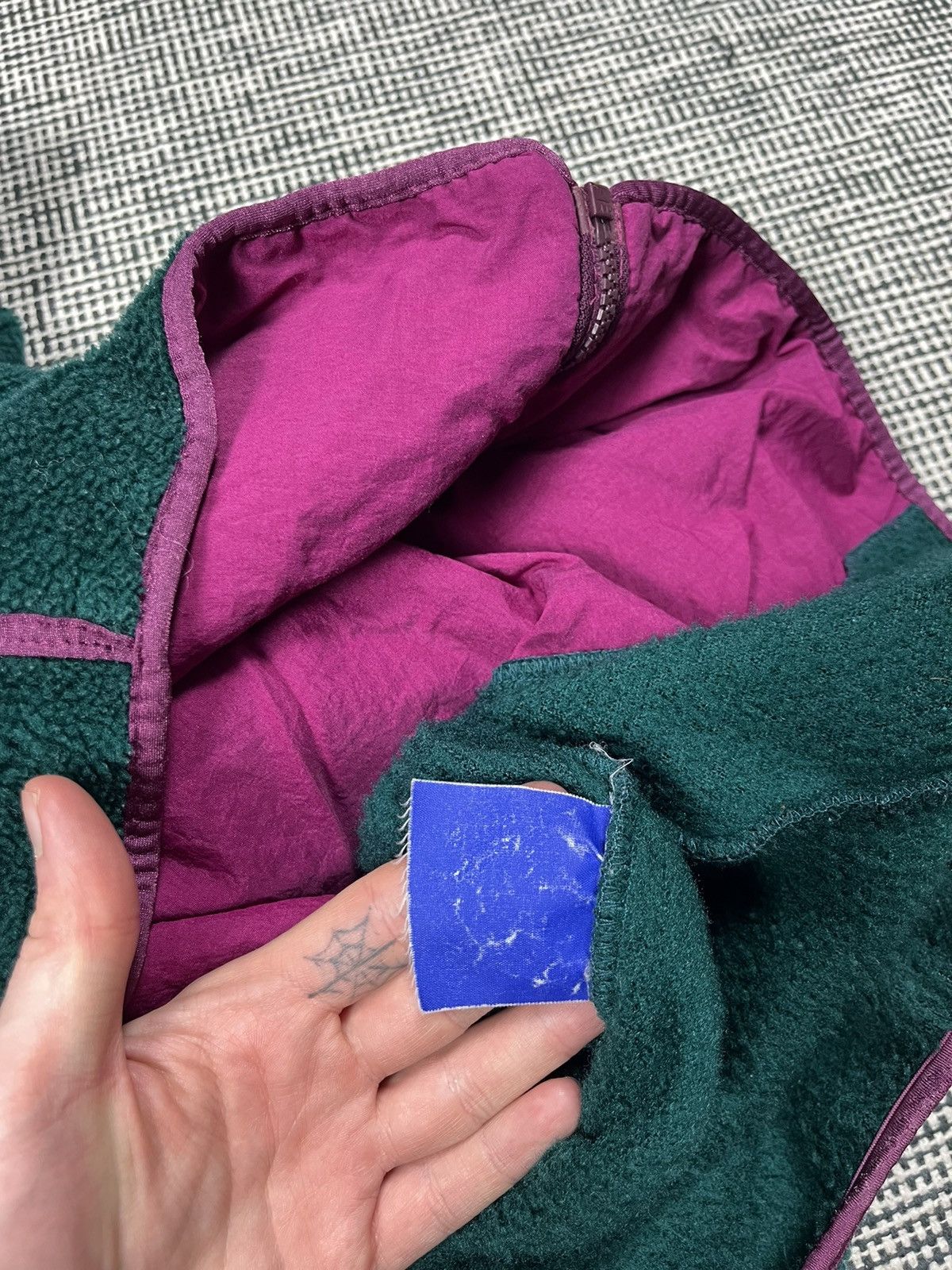 Helly Hansen × Vintage 80s/90s Helly Hansen fuzzy fleece zip sweatshirt gorpcore Size US XL / EU 56 / 4 - 6 Thumbnail