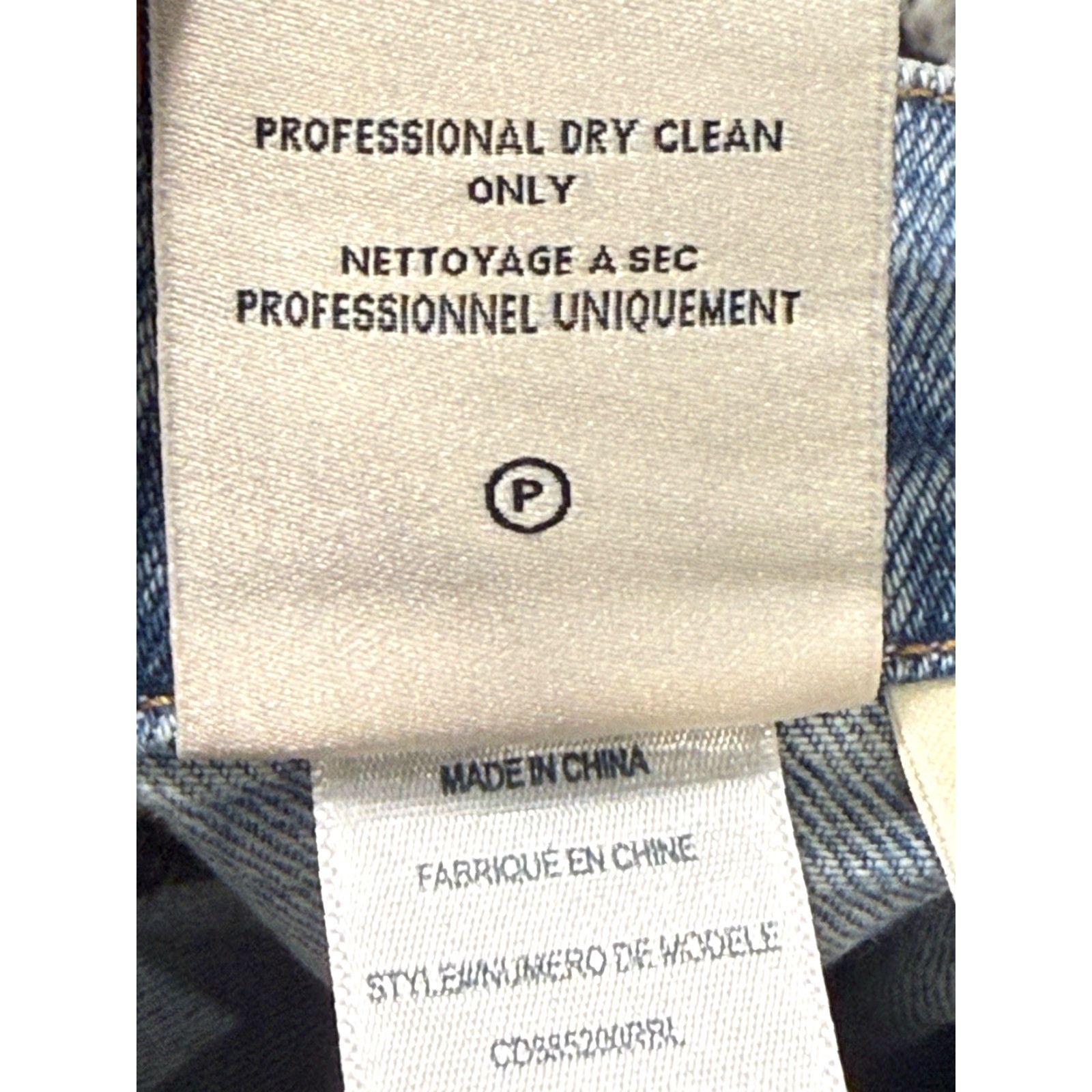 Vintage Alice and Olivia Brian Jeans Mid Rise Wide Leg in Rockstar Blue Sz 30x34 Size 27" / US 4 / IT 40 - 7 Thumbnail