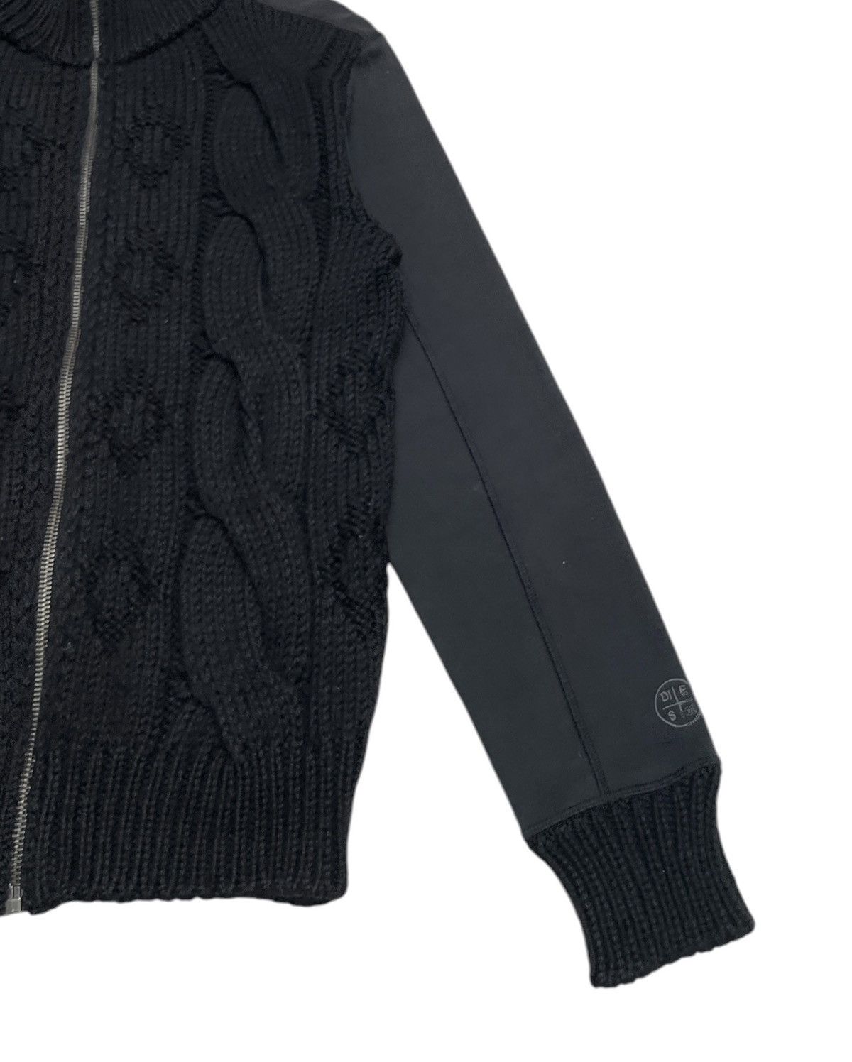 Diesel × If Six Was Nine Rare Design Vintage Brand Diesel Wool Zipper Knitwear 1990s Size US S / EU 44-46 / 1 - 6 Thumbnail