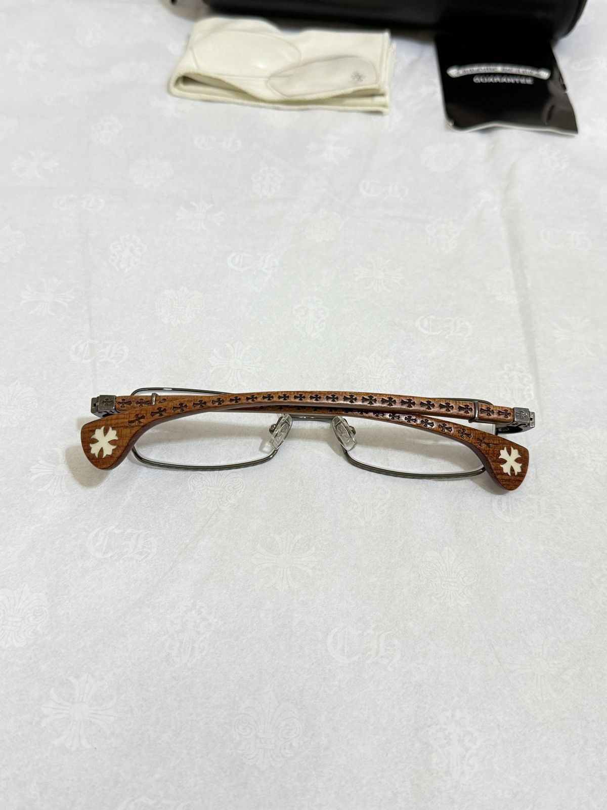 Chrome Hearts Chrome Hearts Glasses Wood “ Te-Wa-Te “ Size ONE SIZE - 2 Thumbnail