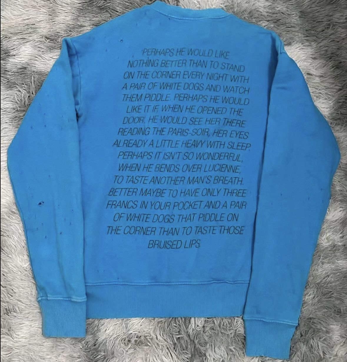 Enfants Riches Deprimes erd Blue Cigarette Sweatshirt Size US XS / EU 42 / 0 - 2 Thumbnail