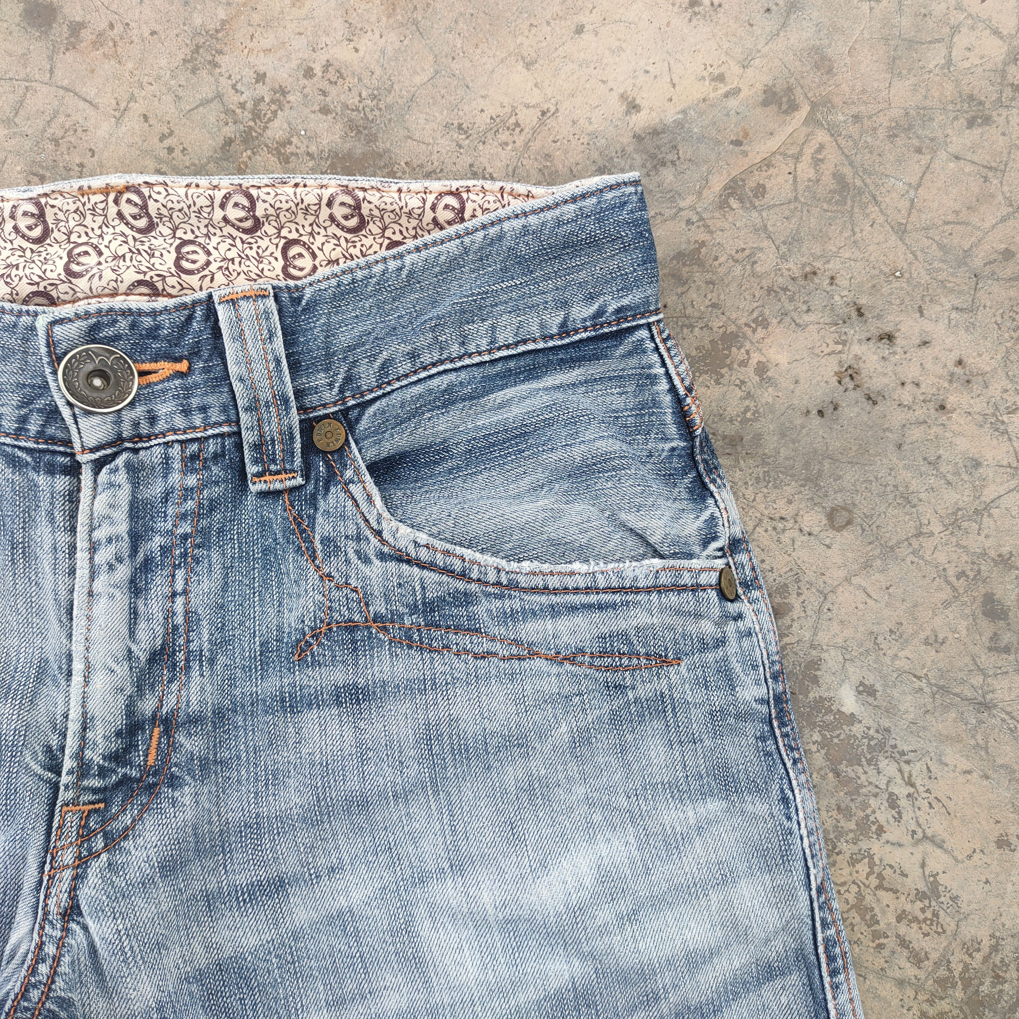 Edwin VINTAGE EDWIN FLARE DISTRESSED DENIM JEANS PANTS Size US 32 / EU 48 - 9 Thumbnail