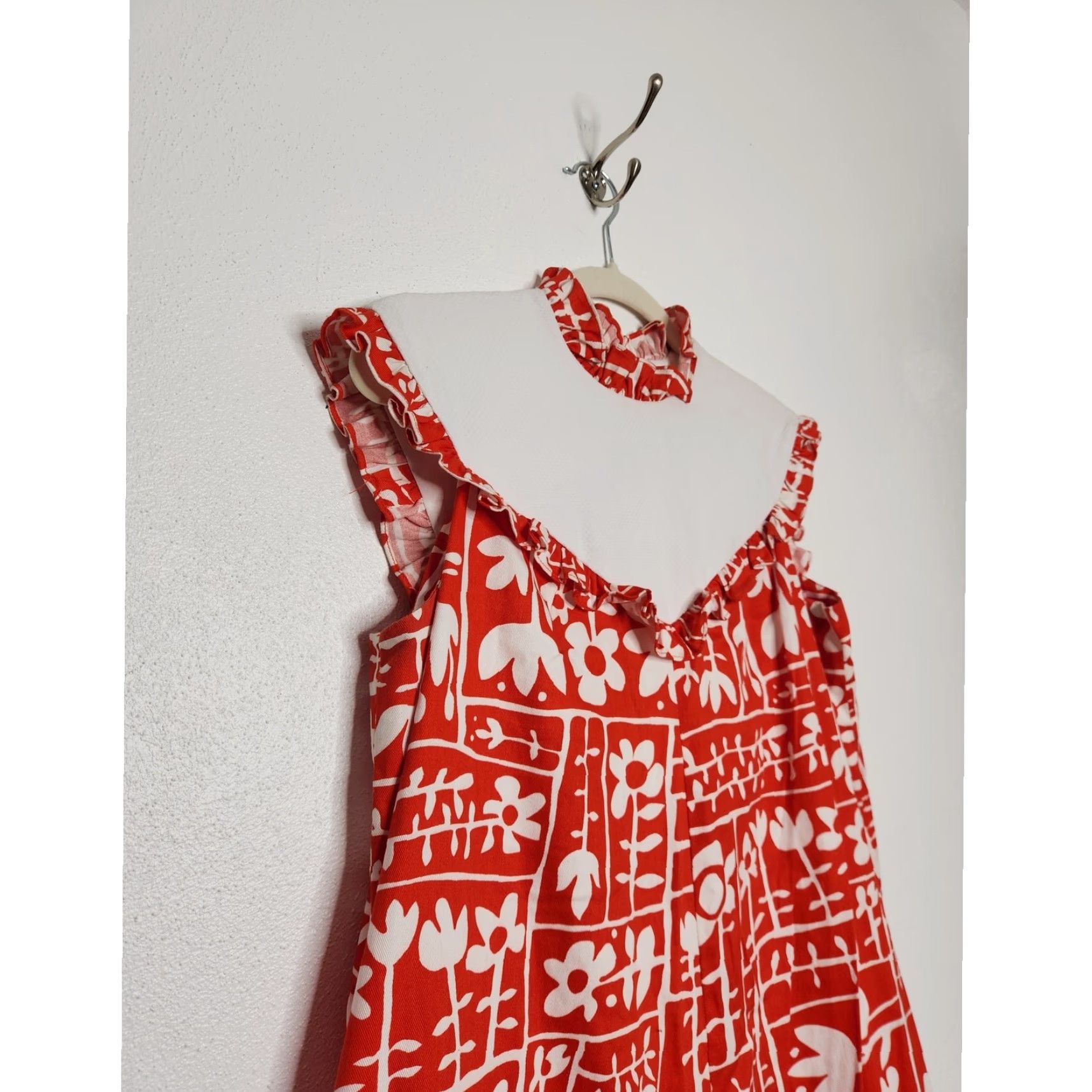 Vintage VINTAGE Andrade Dress Aloha Hawaii Maxi Red 70s Honolulu Beach Surf Sundress Women M Long Maxi Dress Womens Size M / US 6-8 / IT 42-44 - 7 Thumbnail