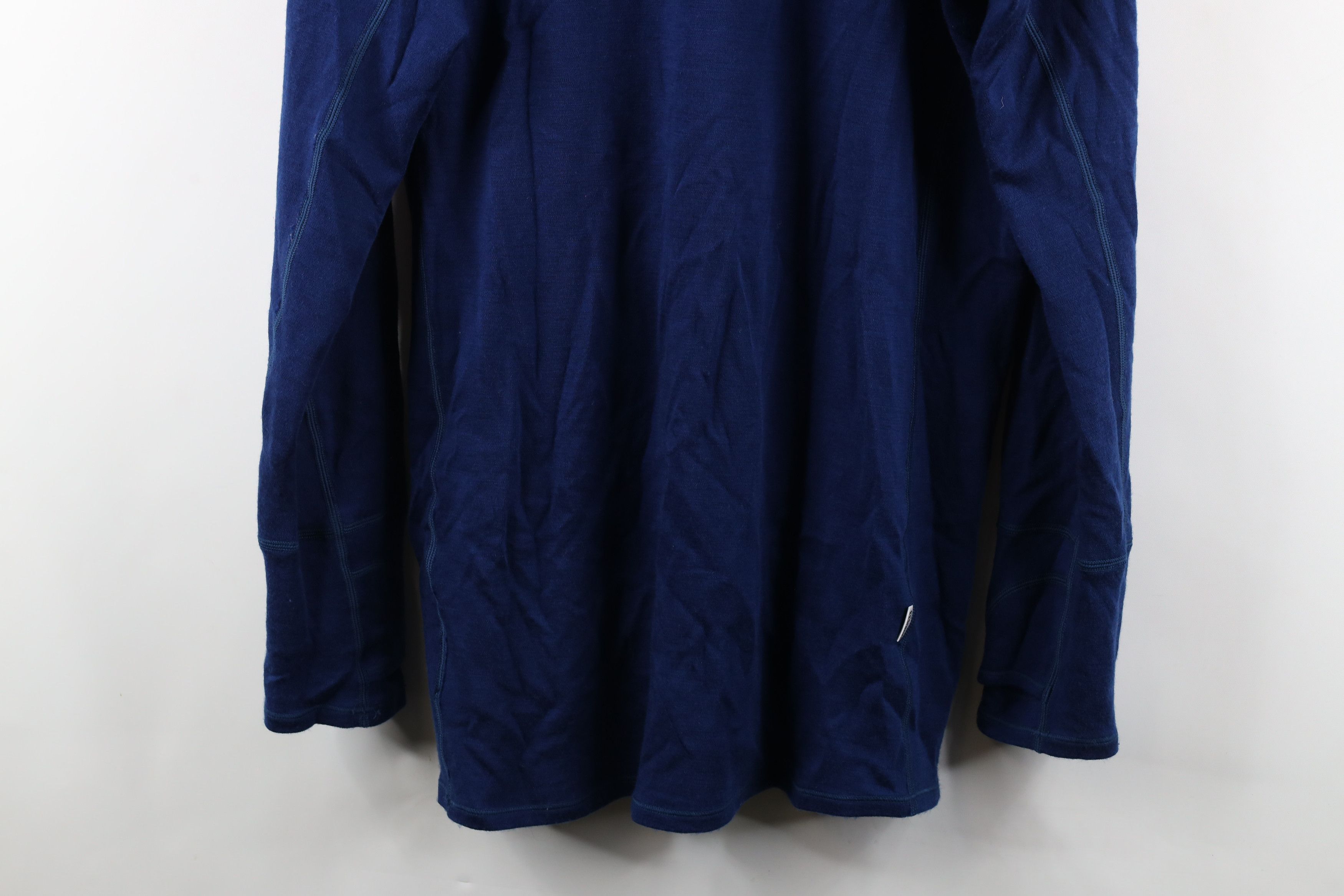 Vintage Minus 33 Merino Wool Half Zip Pullover Base Sweater Blue Size US XXL / EU 58 / 5 - 10 Thumbnail