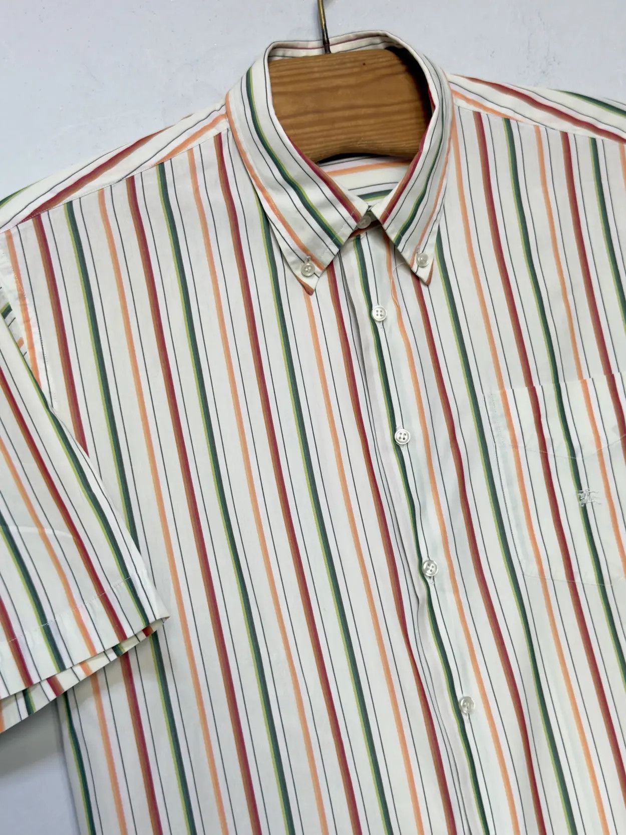 Burberry 🔥 Burberry striped shirt cotton xl summer tshirt Size US XL / EU 56 / 4 - 4 Thumbnail
