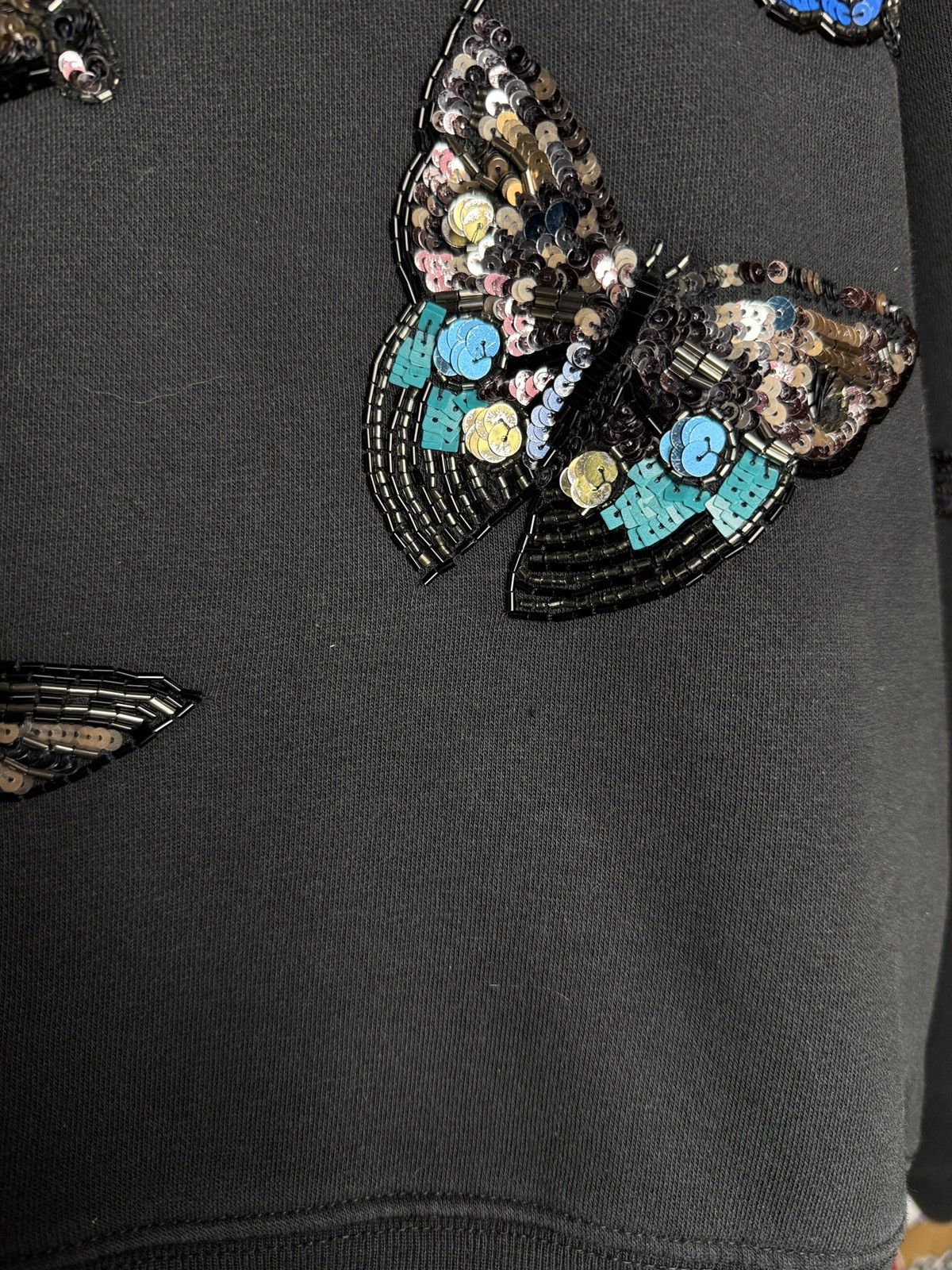 Allsaints AllSaints Multilogo Cropped Sweatshirt Size M Wmns Size M / US 6-8 / IT 42-44 - 11 Thumbnail