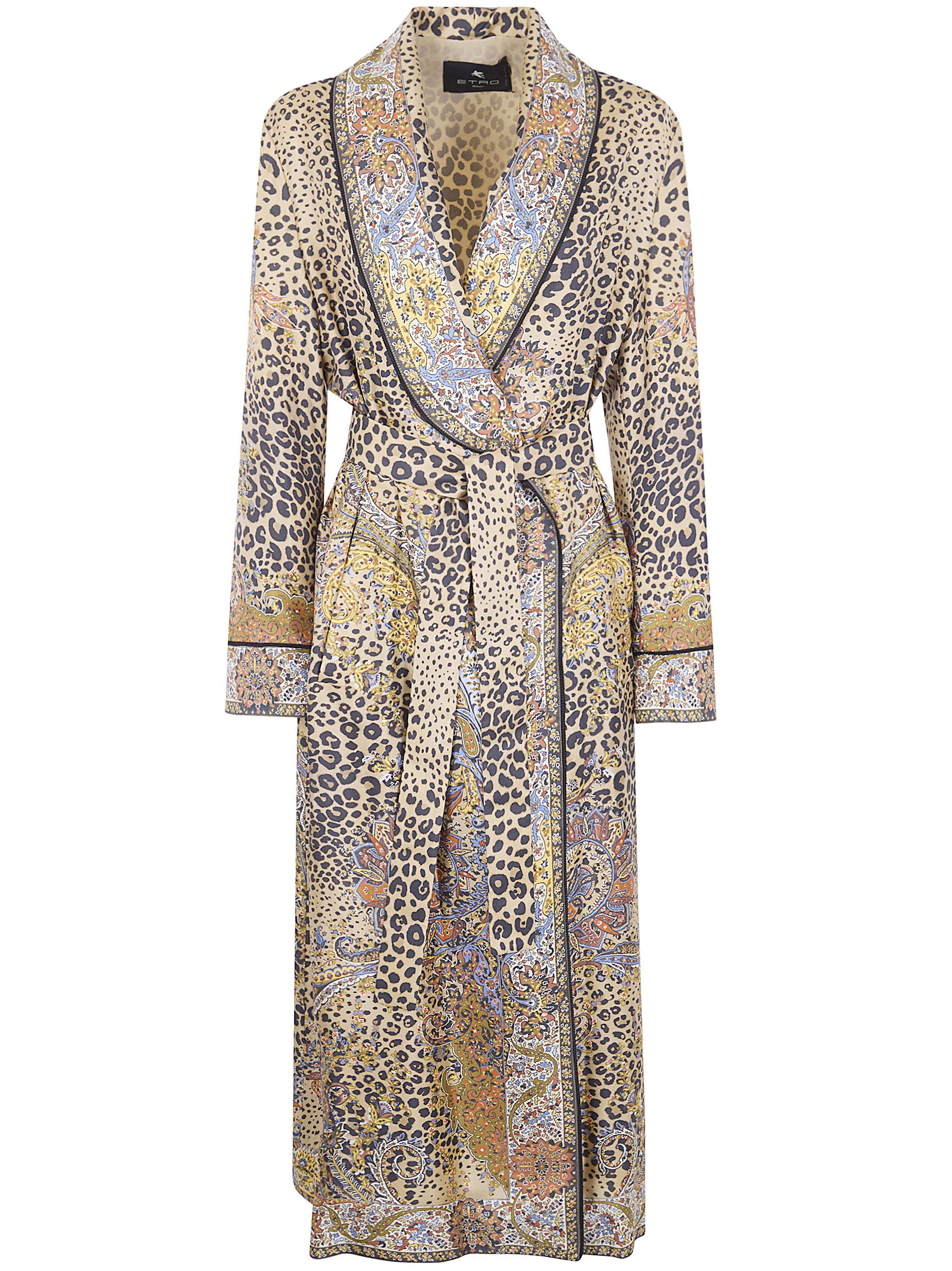 Etro PRINTED DOUBLEBREASTED MIDI DRESS Size M / US 6-8 / IT 42-44 - 1 Thumbnail