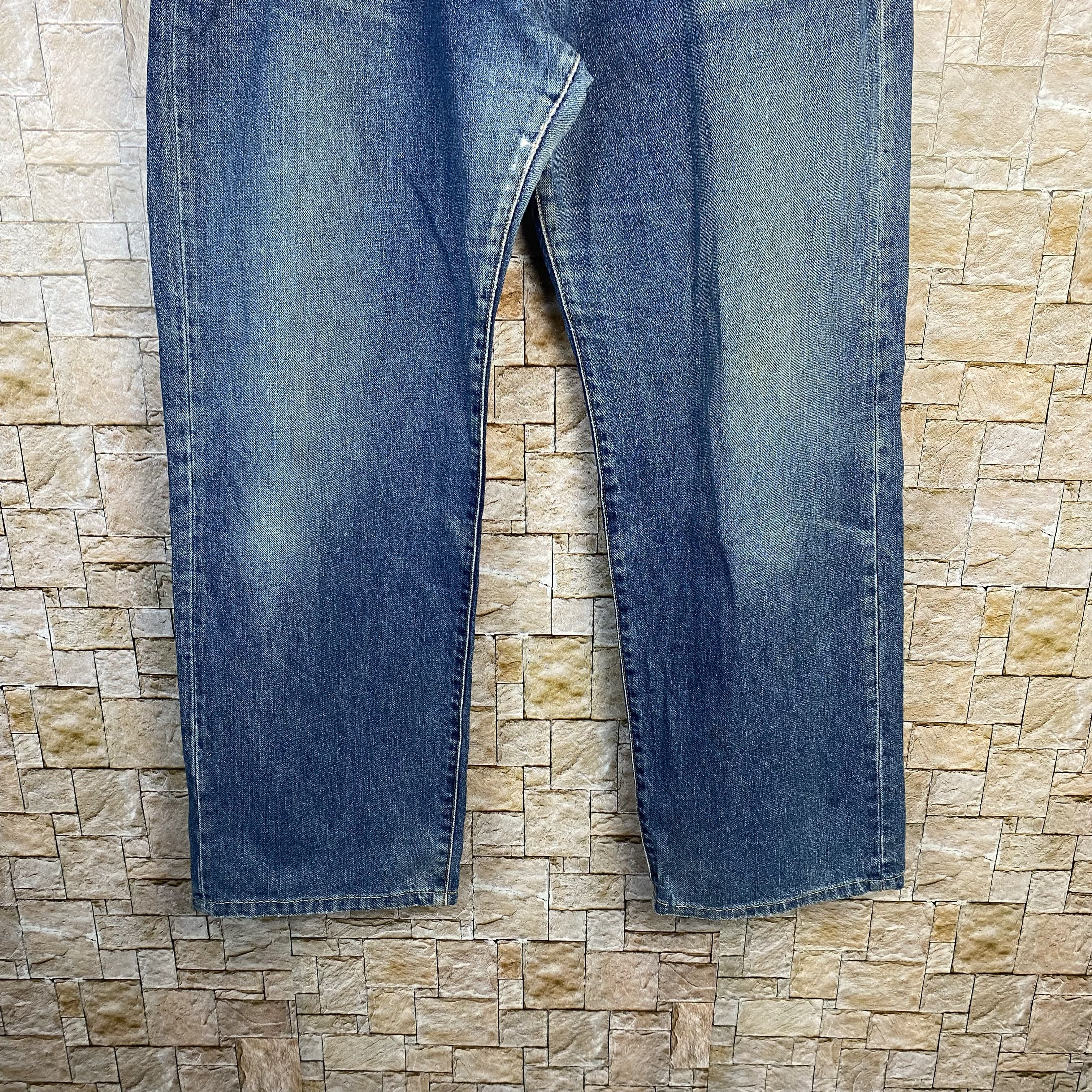 Vintage Japan vintage Blue Denim Pants #7589 Size US 34 / EU 50 - 4 Thumbnail