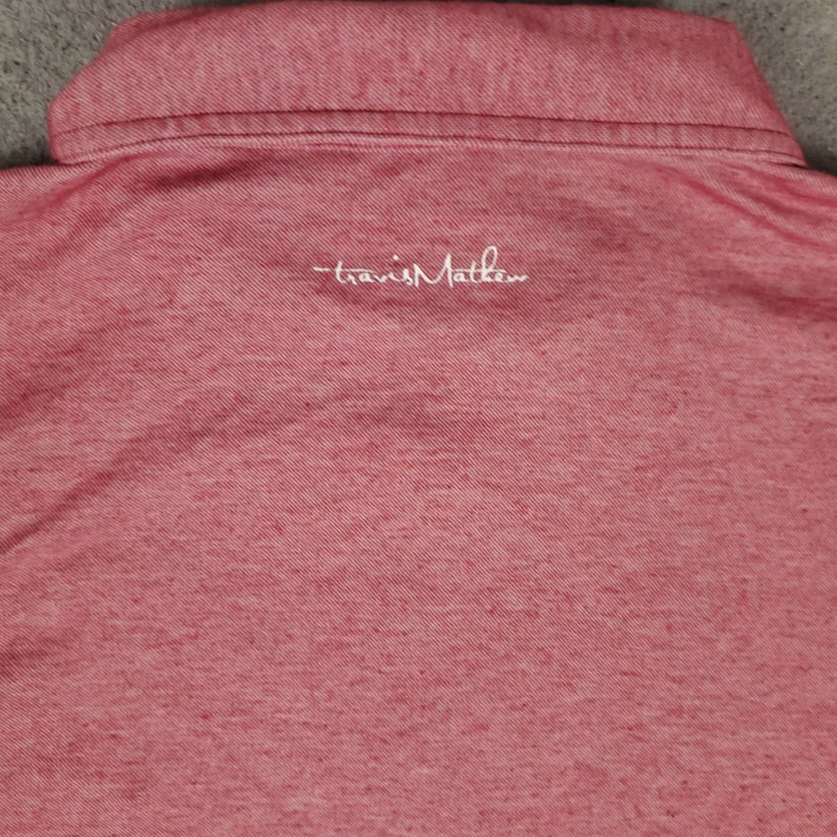 TravisMathew Travis Mathew Polo Shirt Mens XL Size Red Colorway Polo Shirt Travis Mathew Red XL Men Casual Golf Polo Shirt Short Sleeve Button Collar Size US XL / EU 56 / 4 - 5 Thumbnail